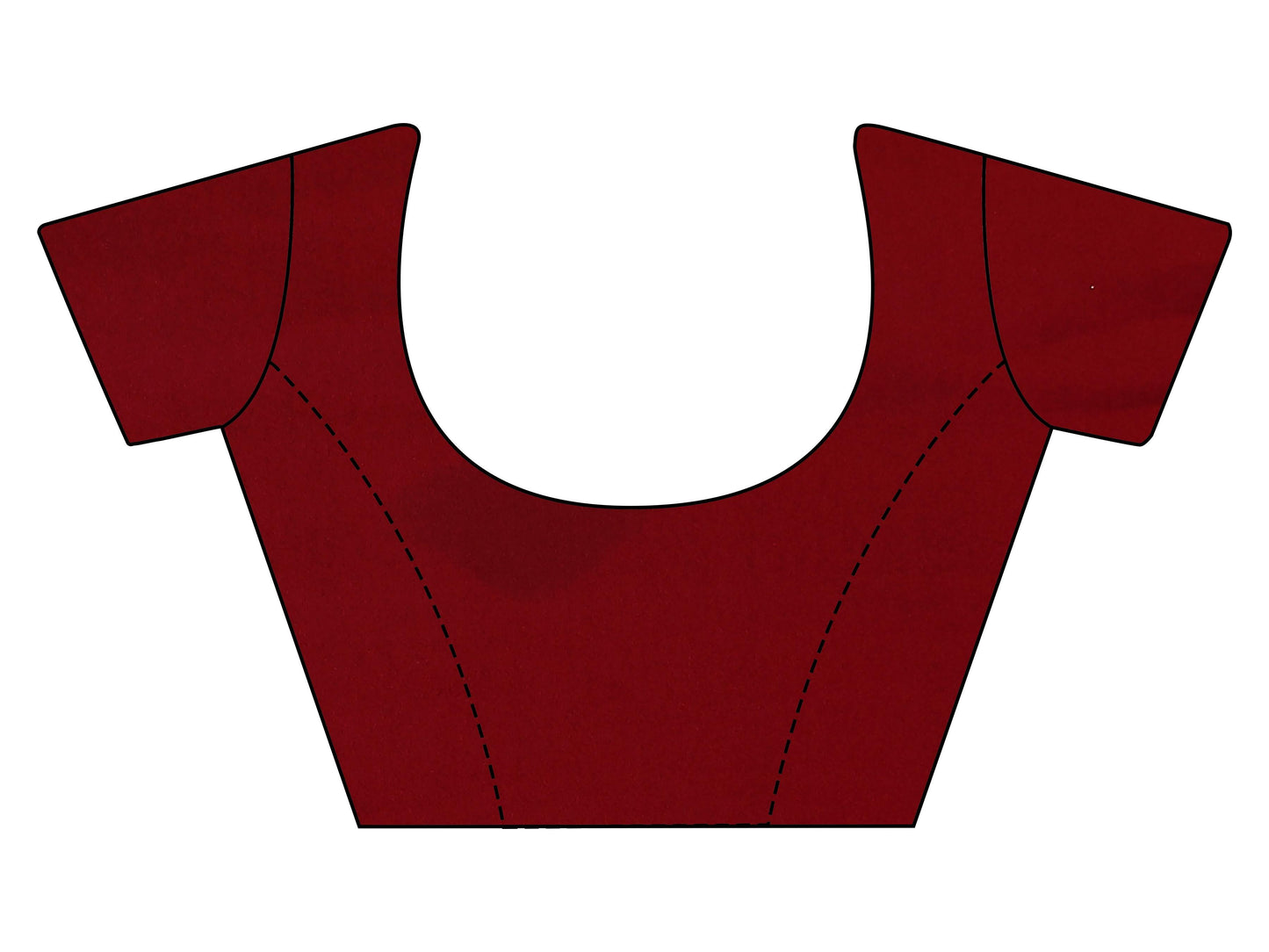 Dhiyona TI Women's Wine Designer Sequinned Kaftan Saree & Belt with Unstitched Blouse