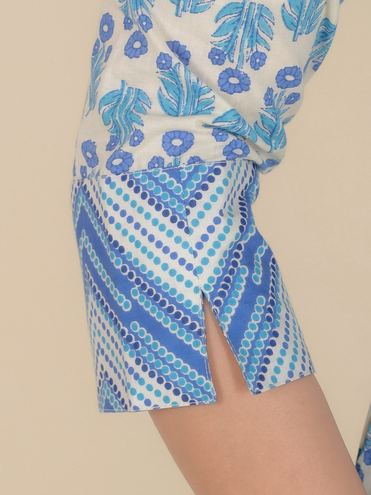 Women's Cotton White Straight Kurta