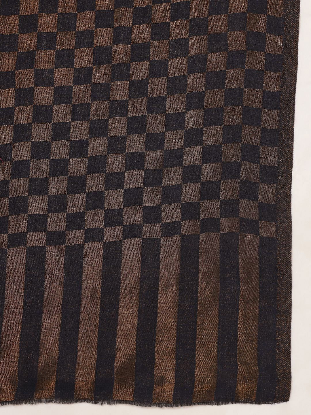 Dhiyona PA Checked Woven Design Shawl