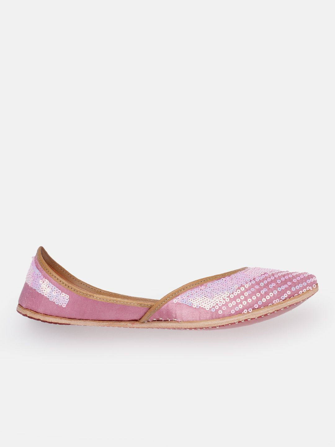 Dhiyona HOP Women Ethnic Embellished Leather Mojaris