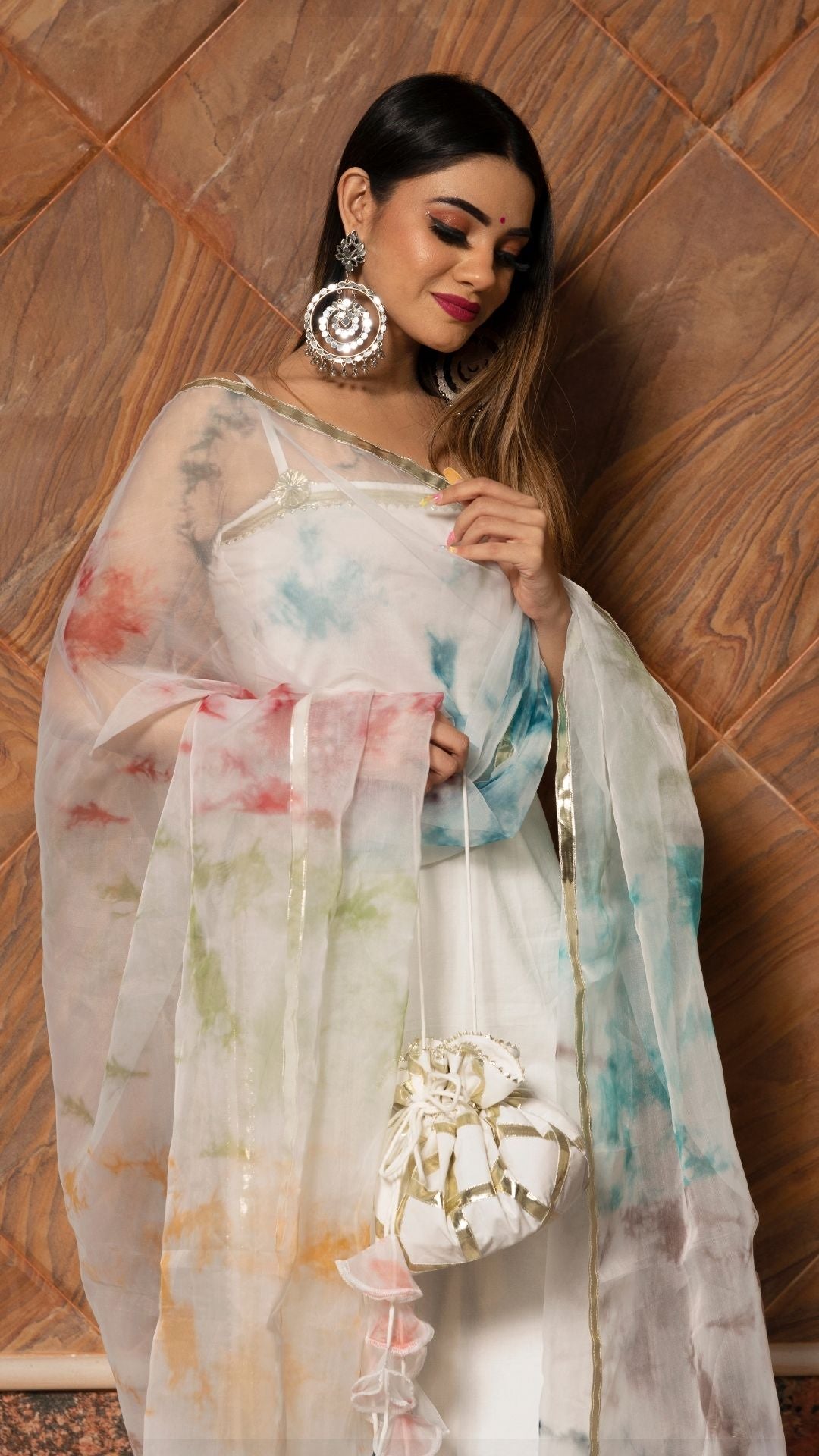 Holi White Suit Set