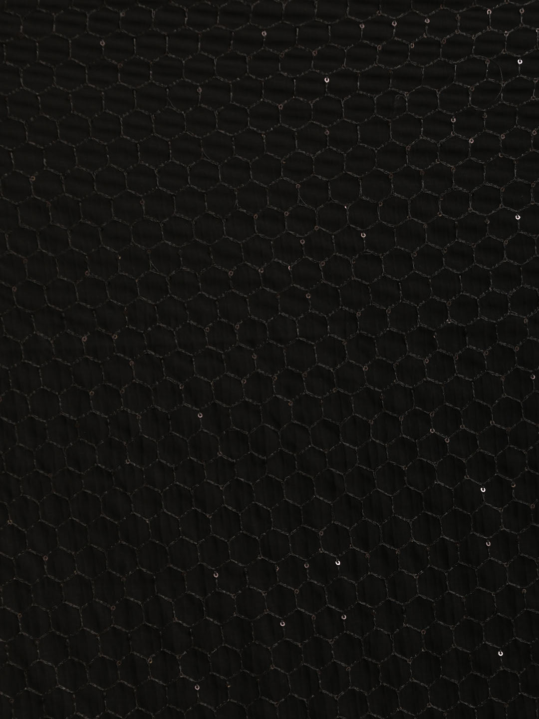 Men's Black Georgette Straight Dupatta