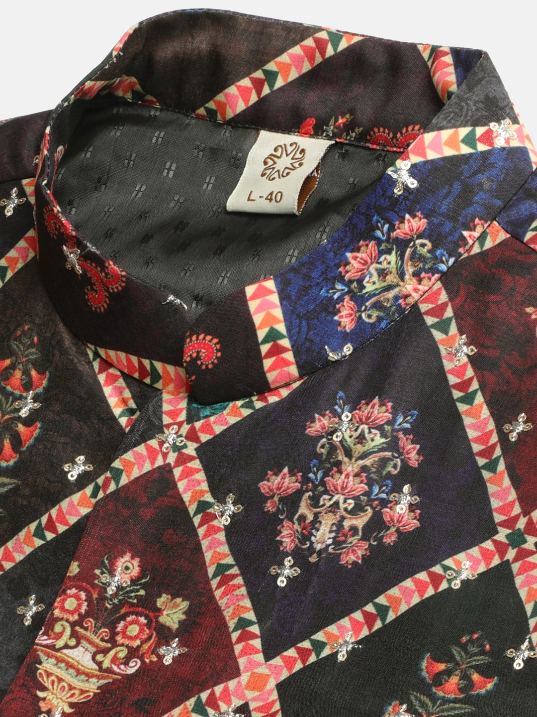 Men's Purple Muslin Straight Nehru Jacket