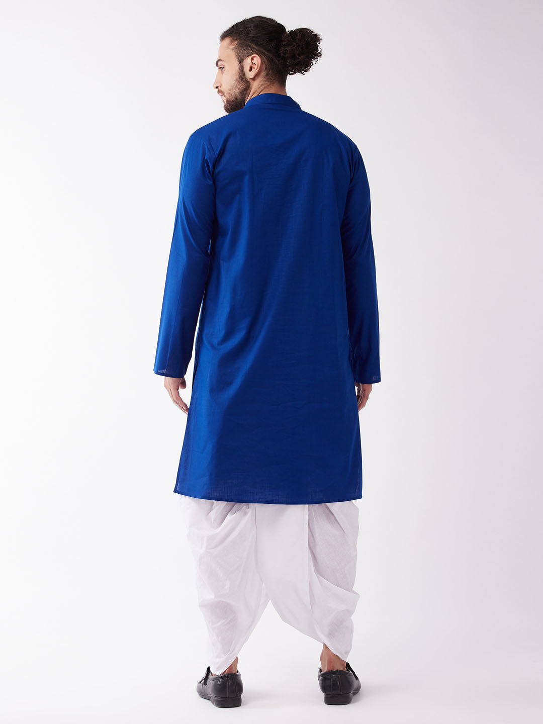 Men's Mustard Cotton Linen Straight Kurta Pyjama Set