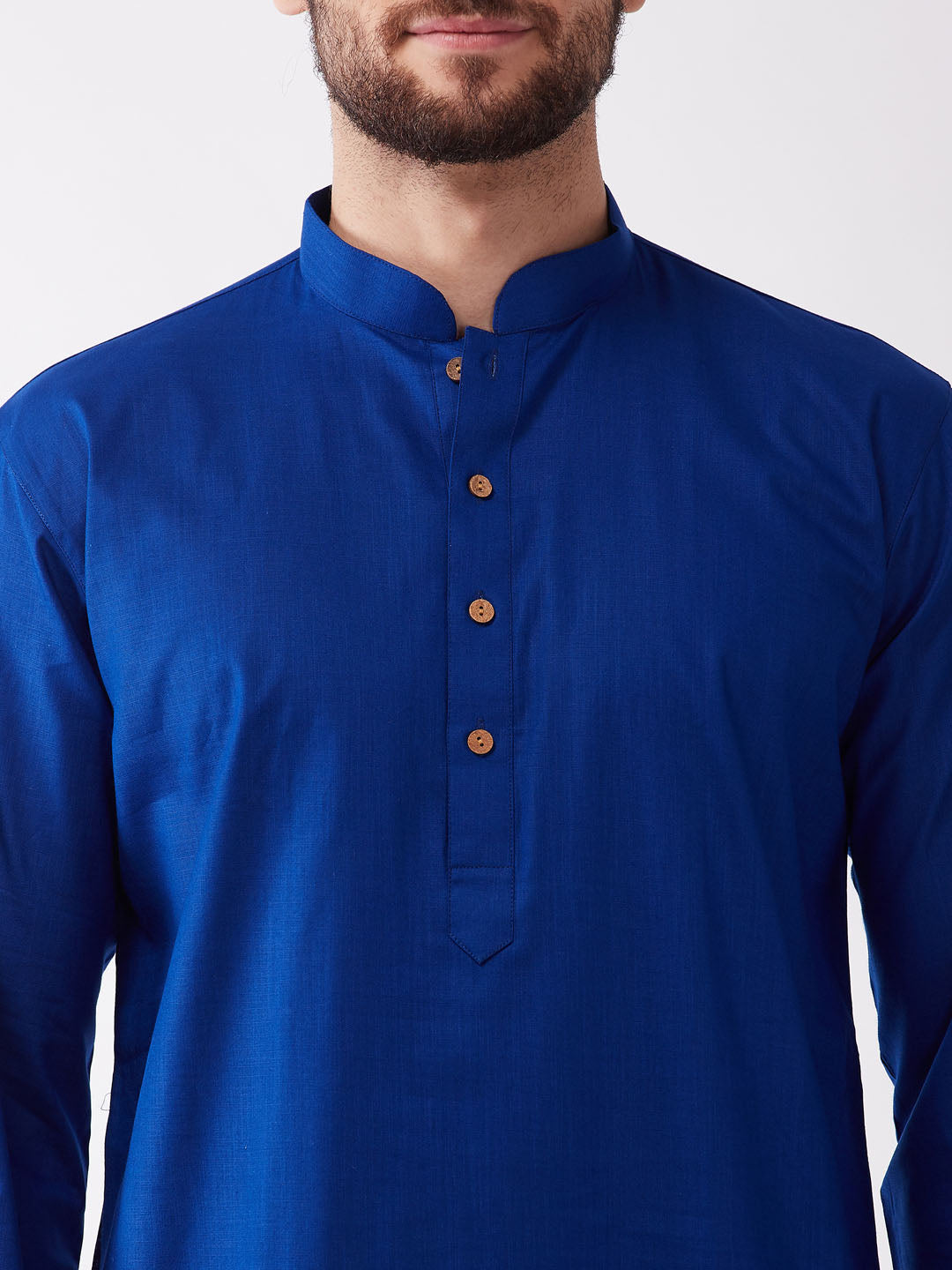 Men's Mustard Cotton Linen Straight Kurta Pyjama Set