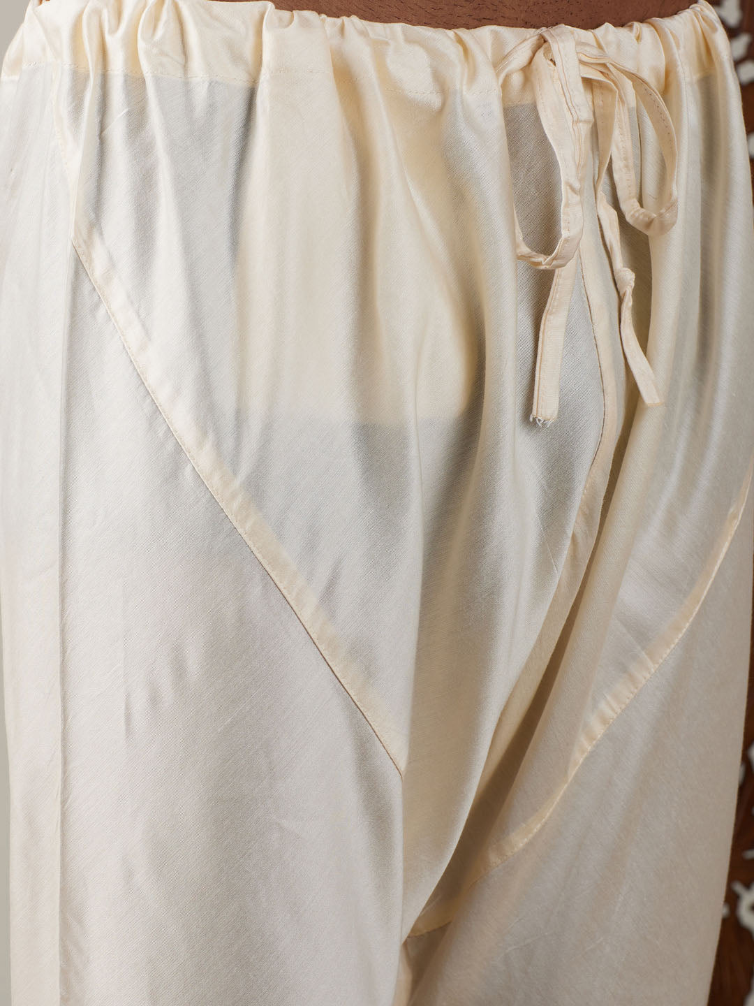 Men's Maroon Viscose Straight Kurta Pyjama Set