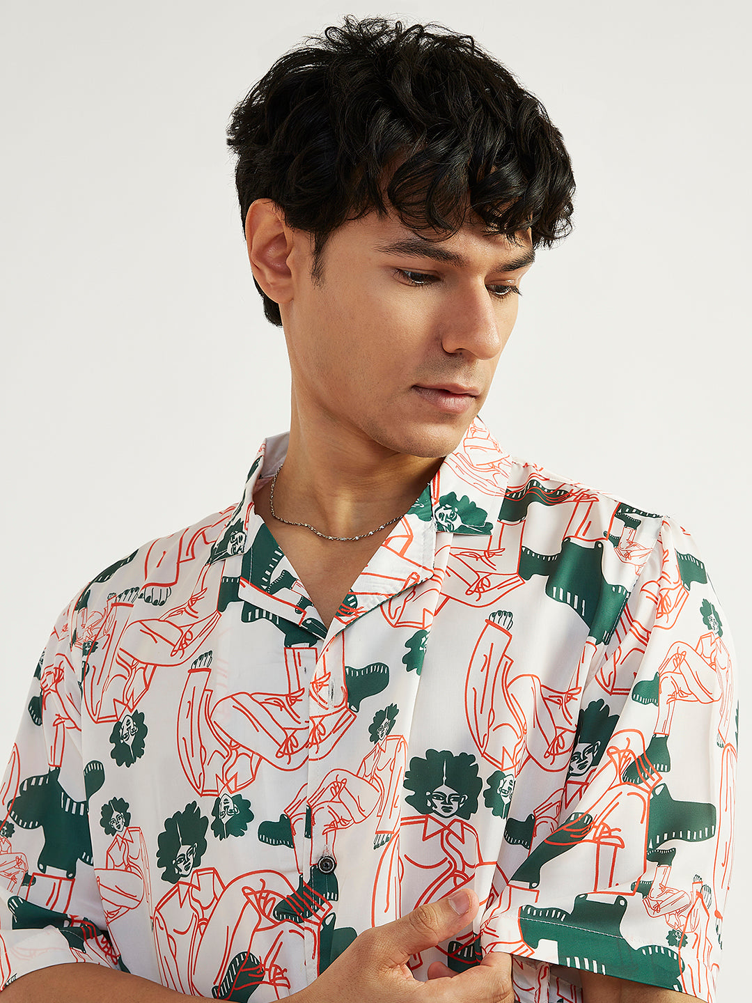 Men's White Satin Straight Kurta And Pyjama Set