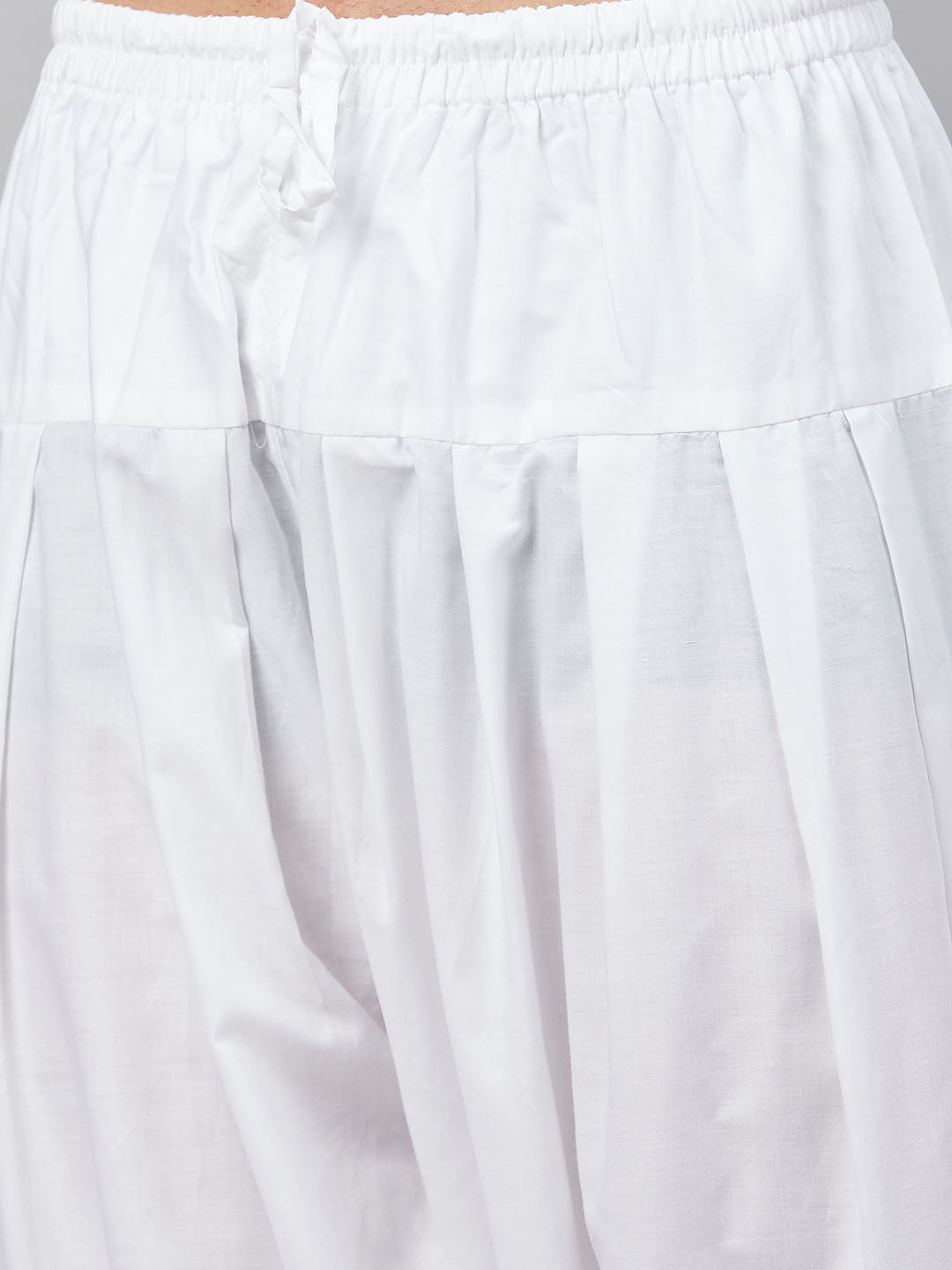 Men's Black Cotton Blend Pathani Kurta And Patiala Set