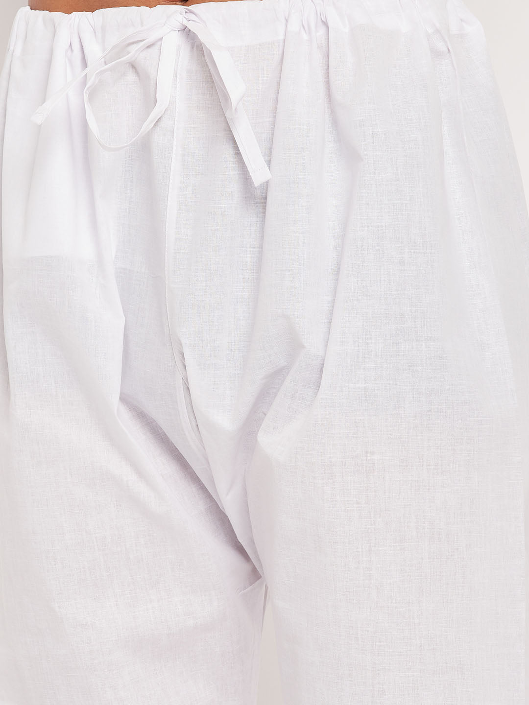 Men's Black Cotton Linen Pathani Kurta Pyjama Set