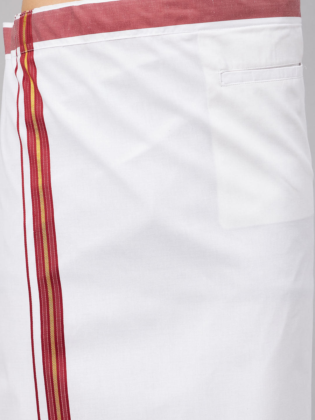 Men's Gold Silk Blend Straight Shirt And Mundu