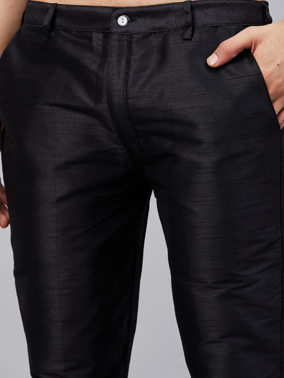 Men's Gold Cotton Blend Pathani Kurta Pyjama Set