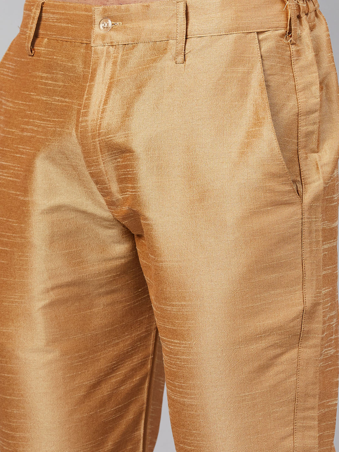 Men's Maroon Cotton Blend Pathani Kurta Pyjama Set