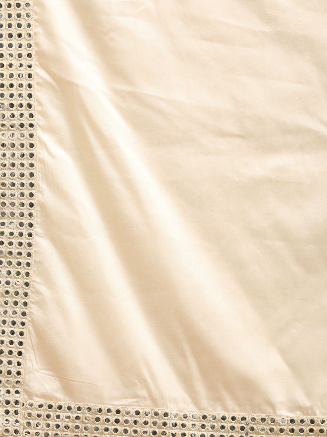 Men's Cream Viscose Straight Dupatta