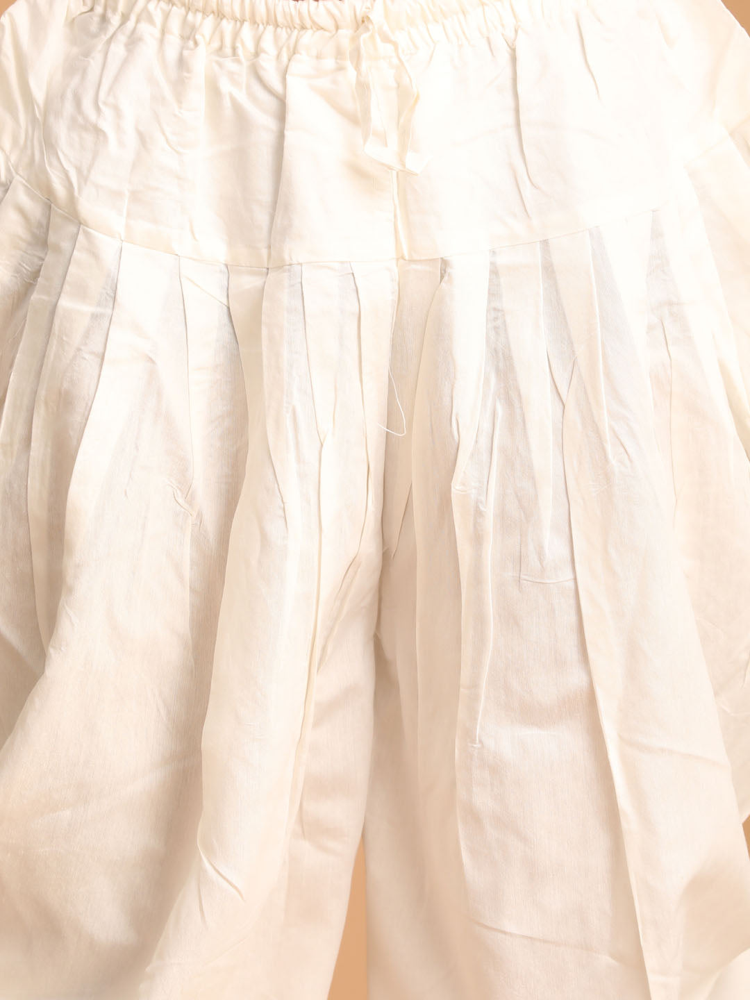 Men's Aqua Georgette Straight Kurta and Dhoti Set