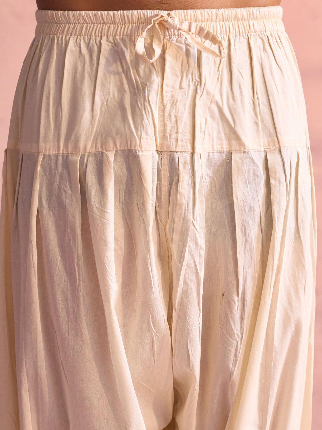 Men's Pastel Blue Georgette Straight Kurta and Patiala Set