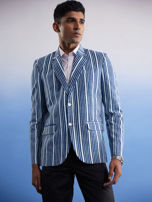 Men's Indigo Blue  Blazer Blazer