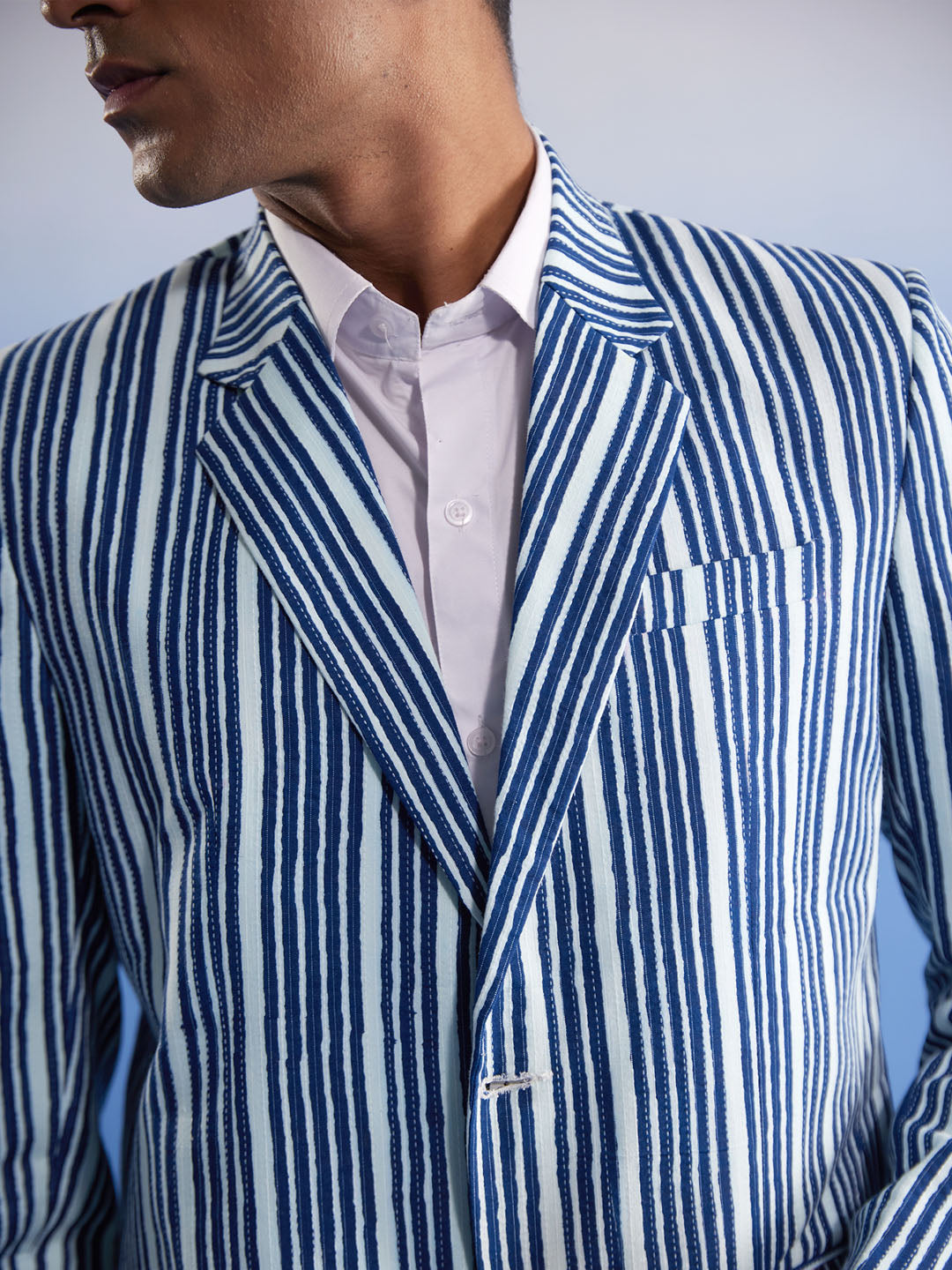 Men's Indigo Blue Blazer Blazer