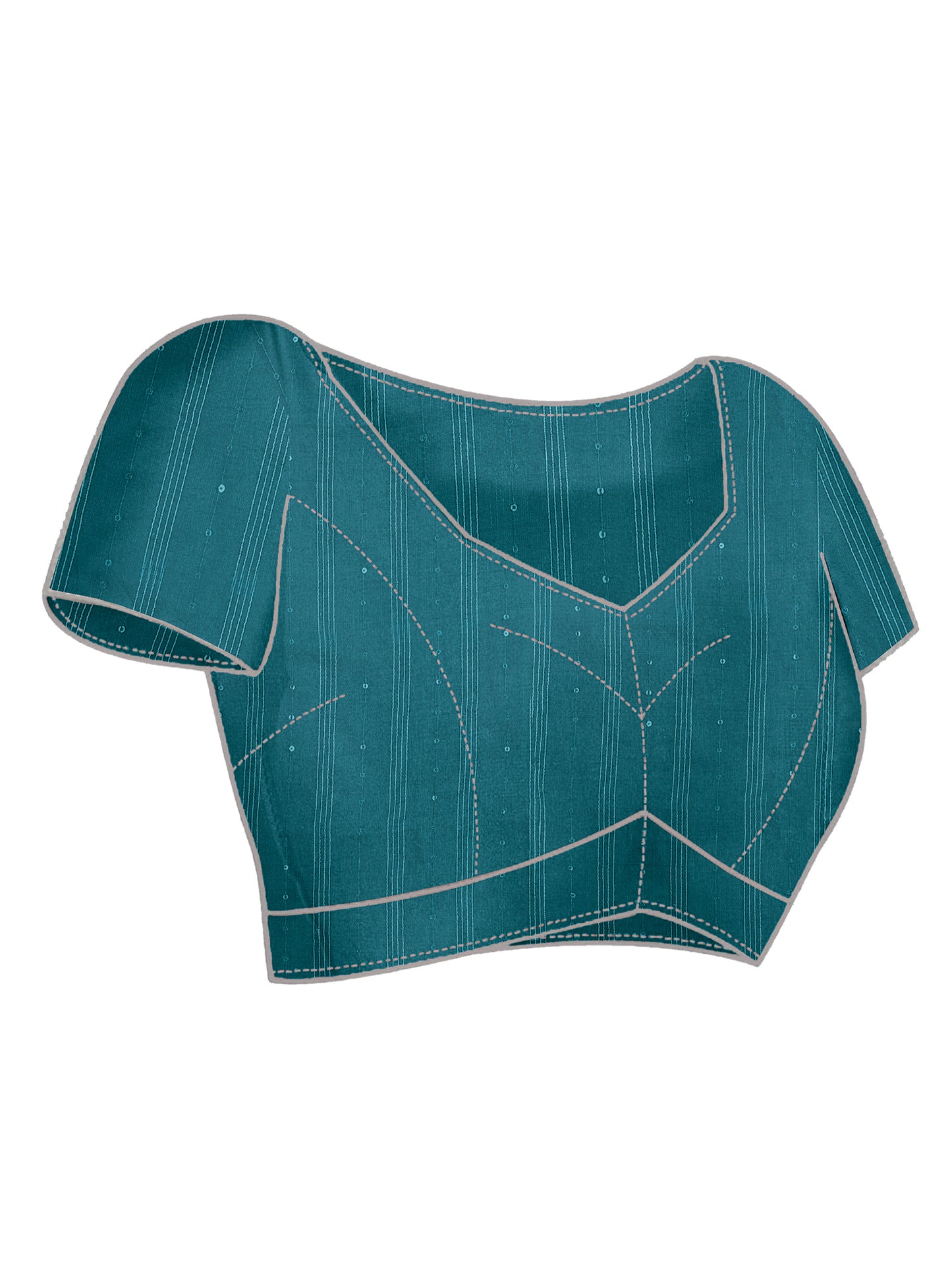 Women's Soft Silk Blue Embroidered Designer Saree With Blouse Piece