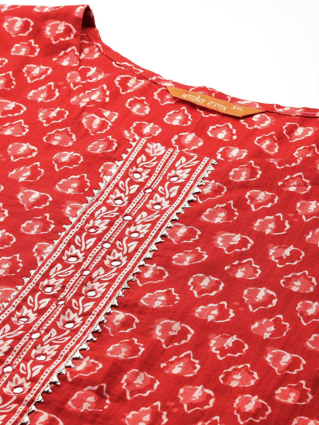 Dhiyona IE Ethnic Motifs Printed Kurta with Trousers & Dupatta