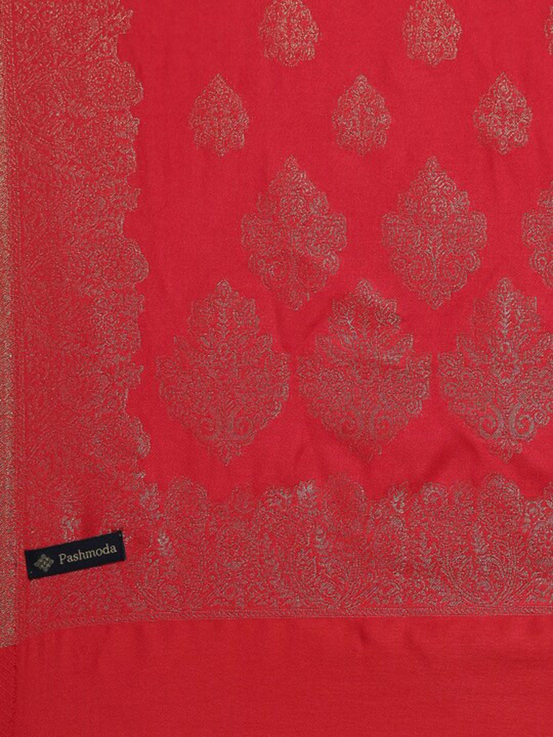 Dhiyona PA Women Red Woven Design Shawl
