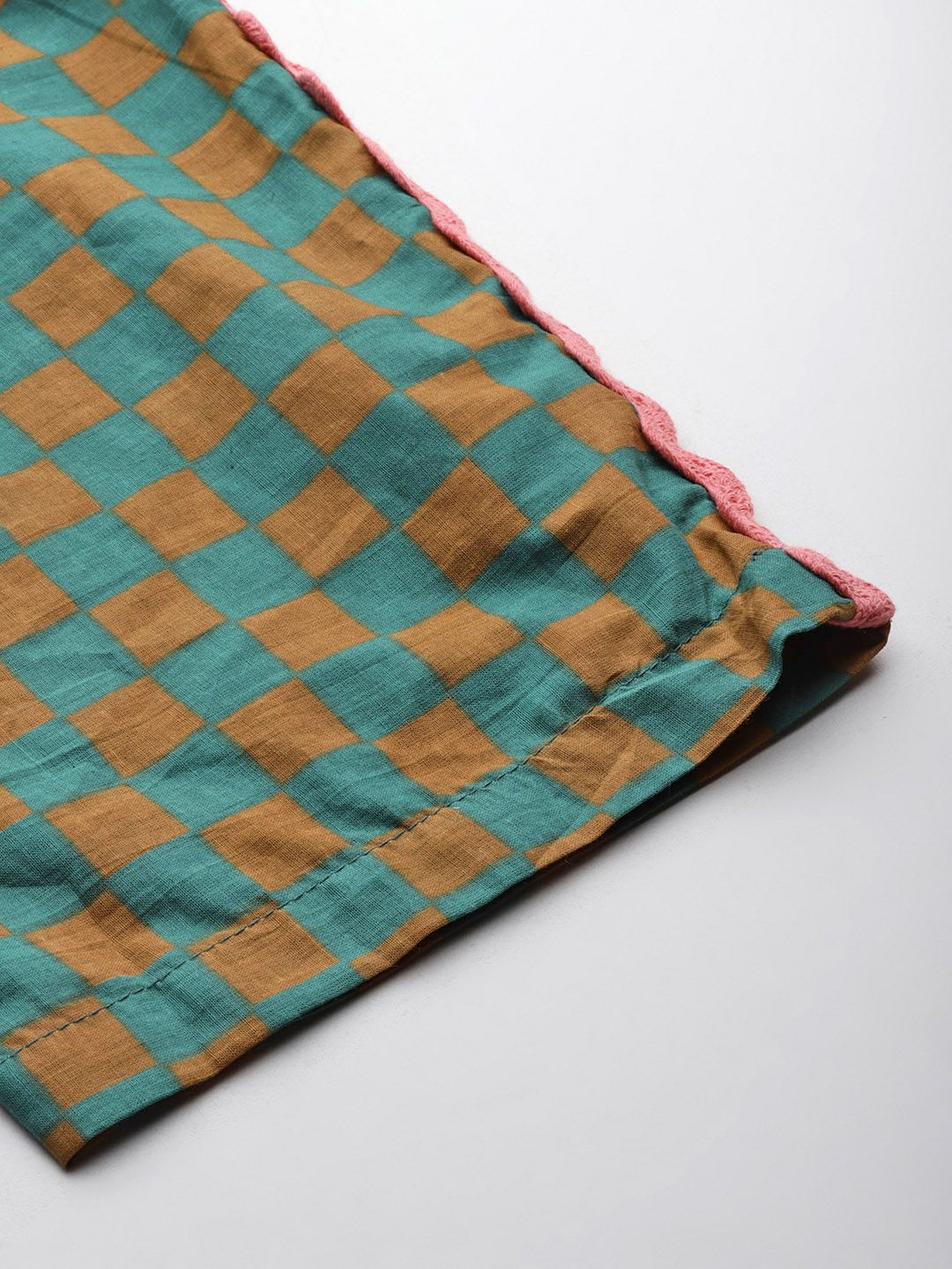 Floral Printed Pure Cotton Kurta with Trousers