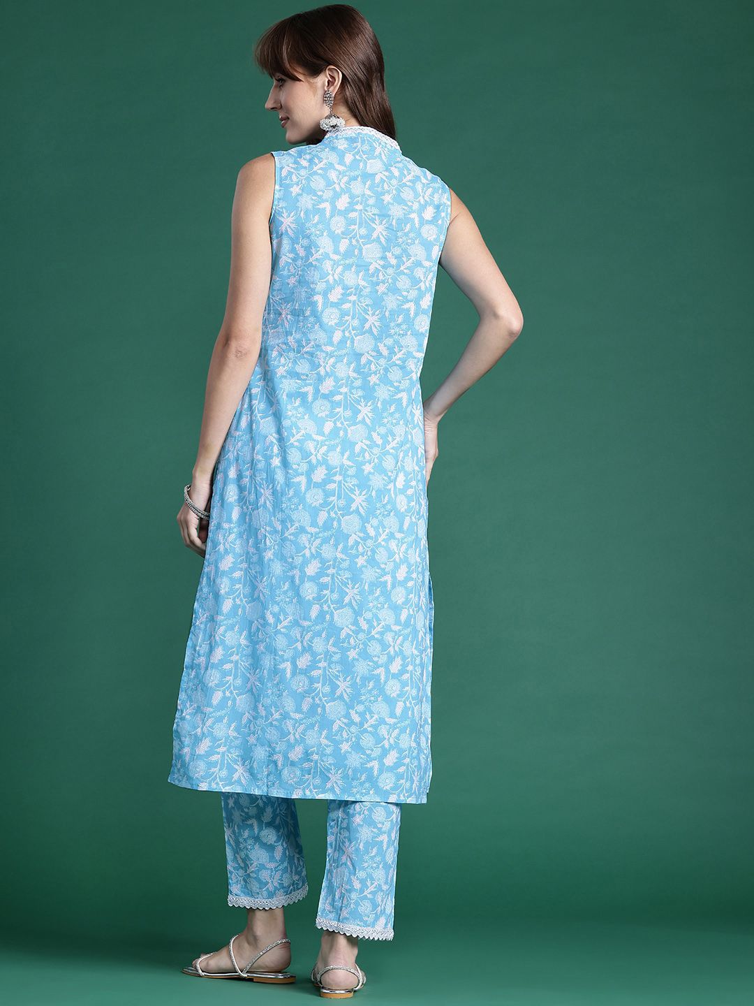 Dhiyona IE Floral Printed Pure Cotton Co-Ords