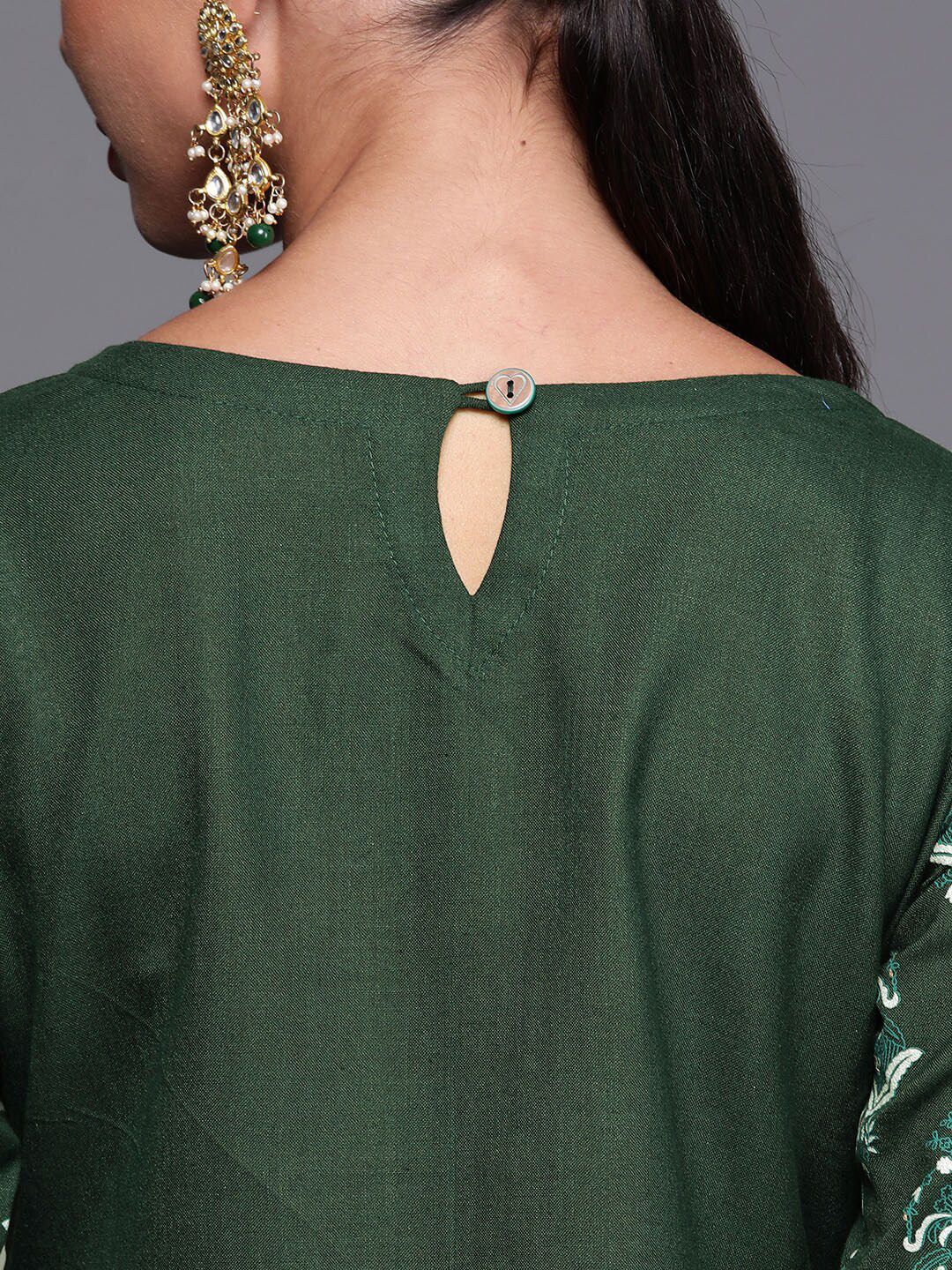 Dhiyona IE Women Ethnic Mothifs Printed Cotton Straight Kurta