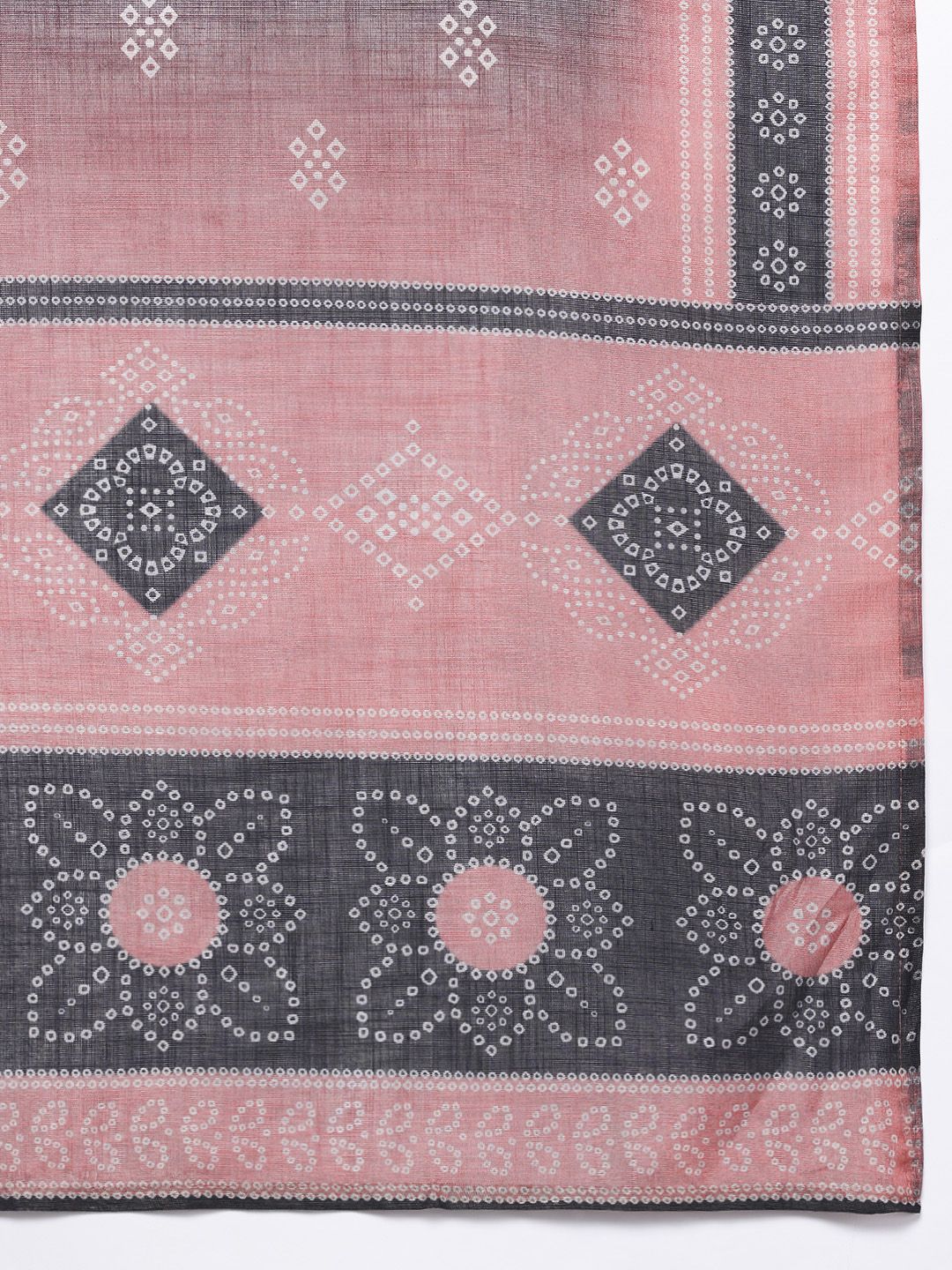 Dhiyona IE Bandhani Printed Thread Work Kurta with Trousers & With Dupatta