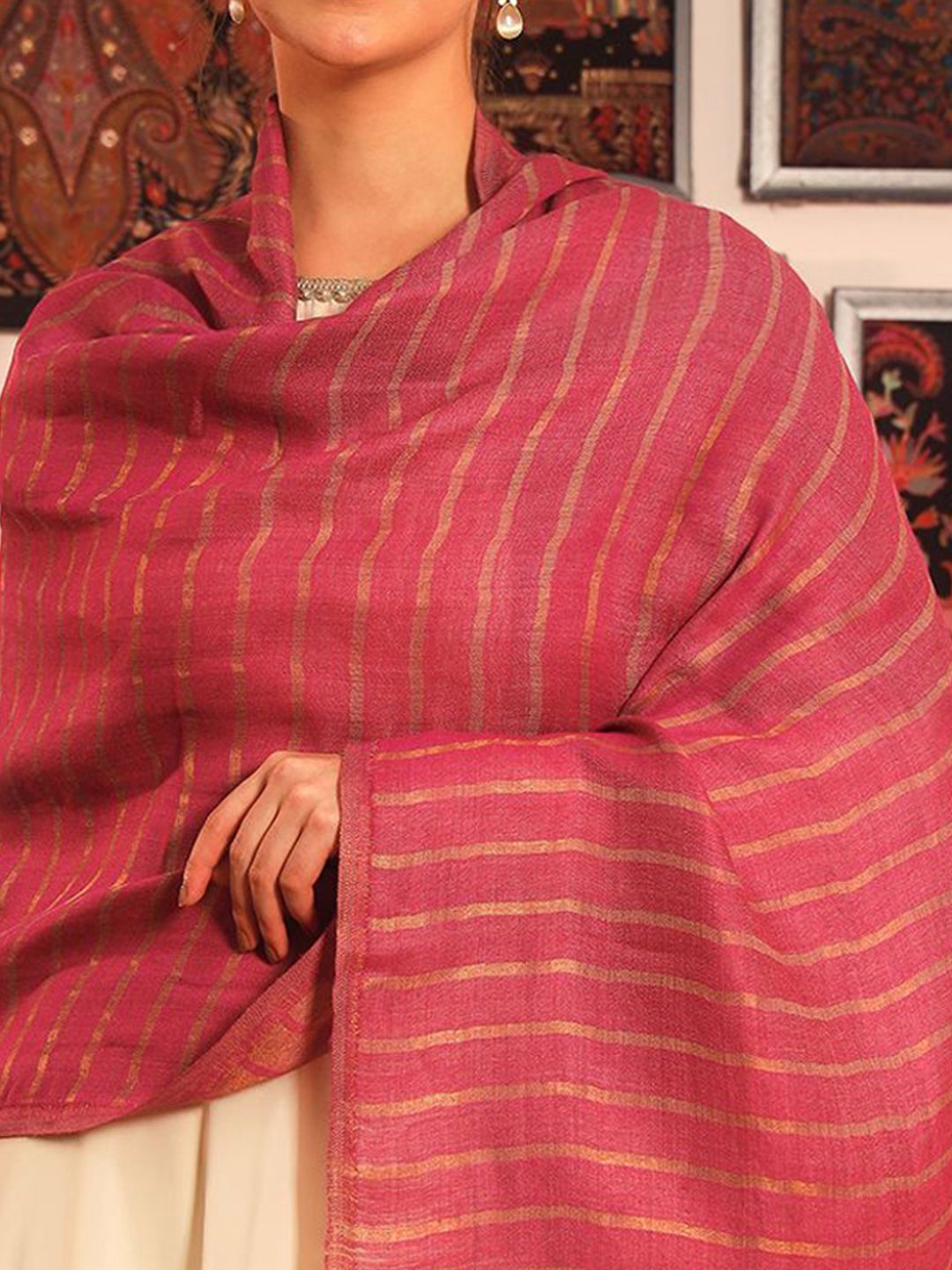 Dhiyona PA Abstract Woven Design Shawl