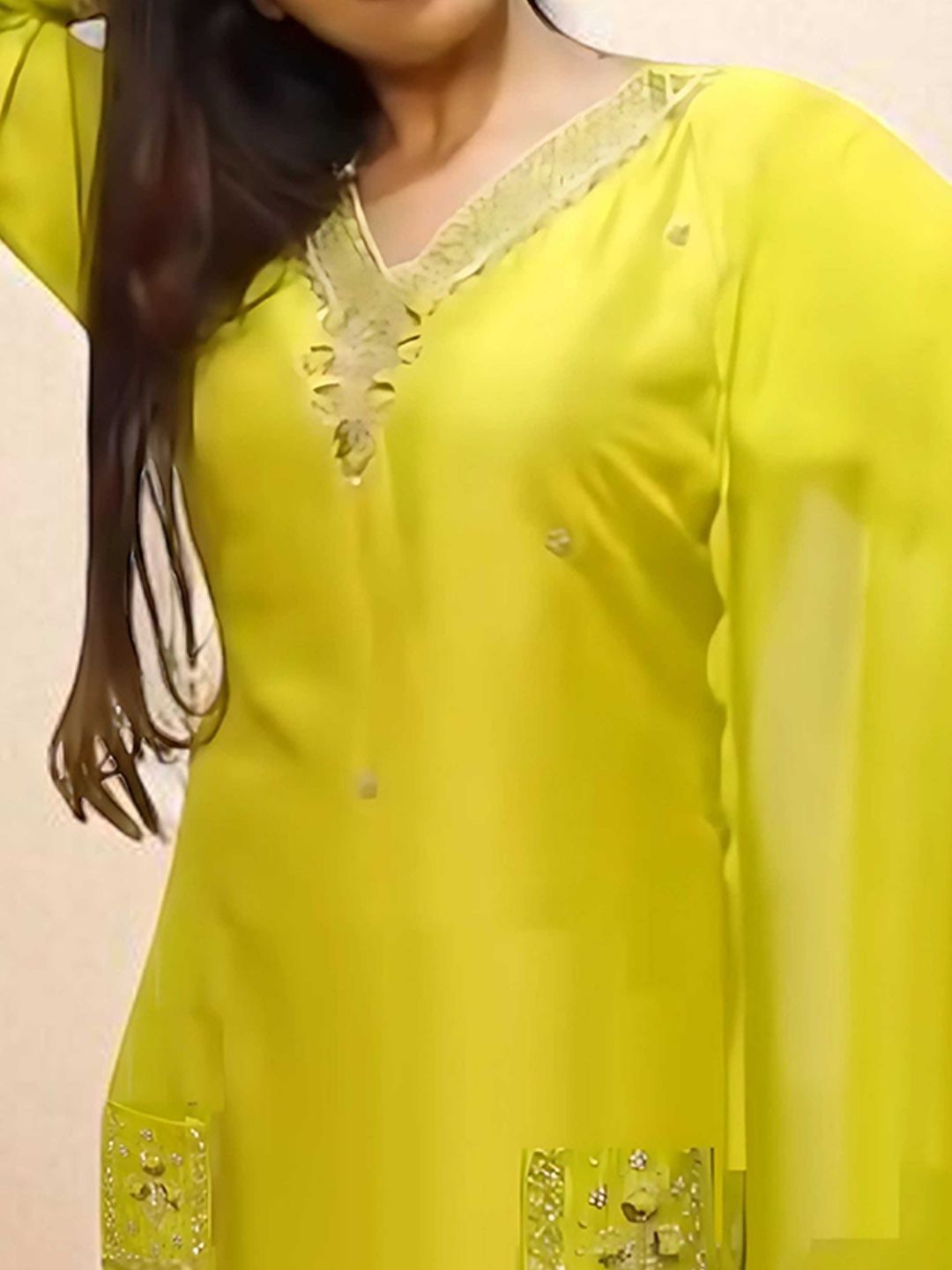 Dhiyona SN Women's Embroidered Straight Pure Cotton Kurta & Pyjamas With Dupatta