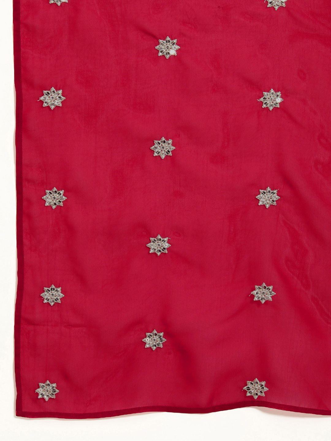 Dhiyona PD Women Women Jashn Ethic Motifs Sequined Zari Work Kurta & Trousers With Dupatta