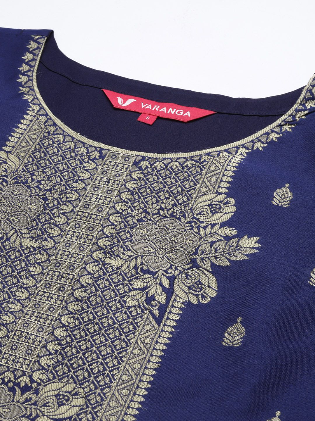 Dhiyona VA Women's Blue Kurta with Trousers & With Dupatta