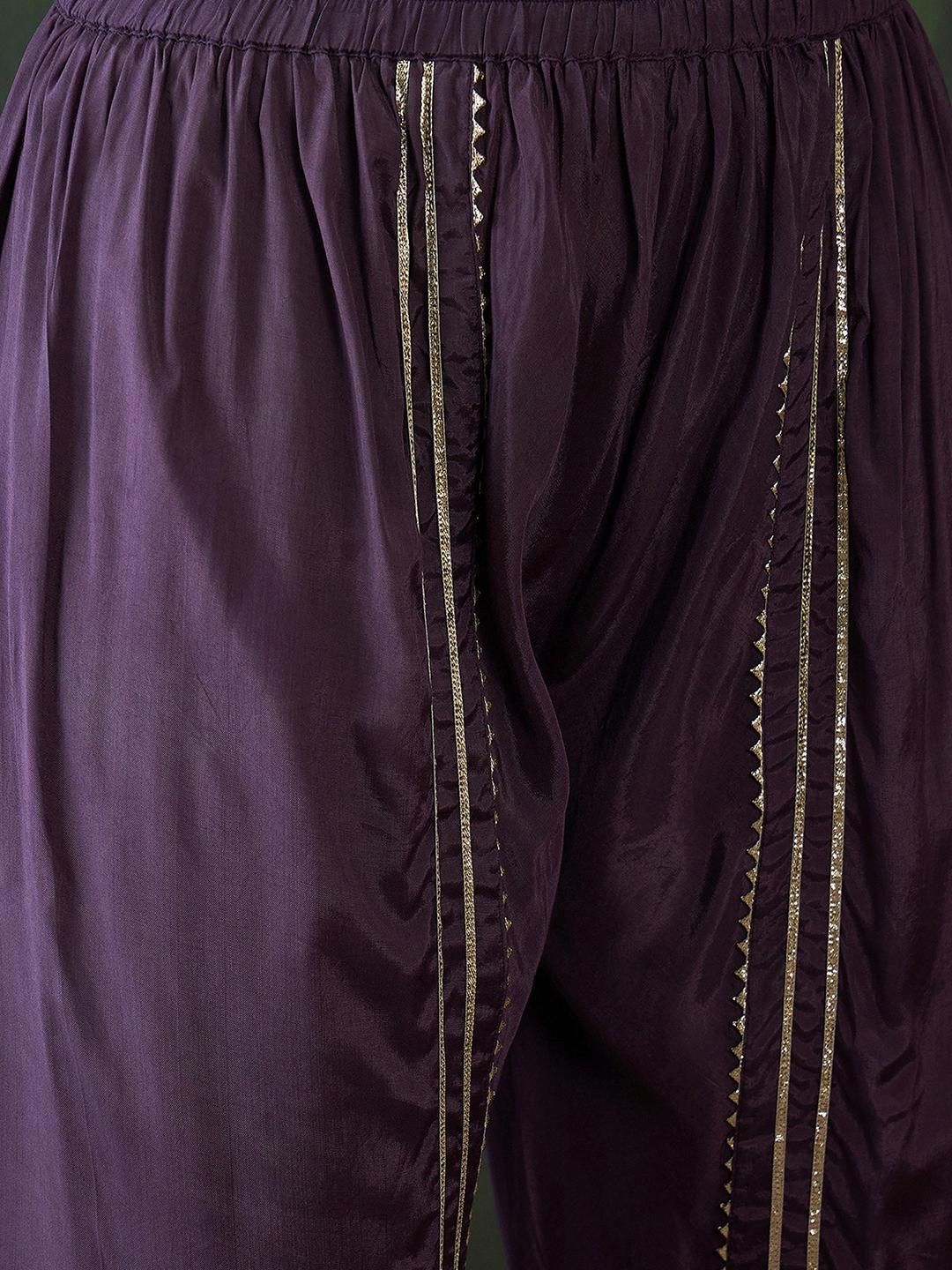 Dhiyona IS Women's Women Printed Kaftan Kurta with Dhoti Pant