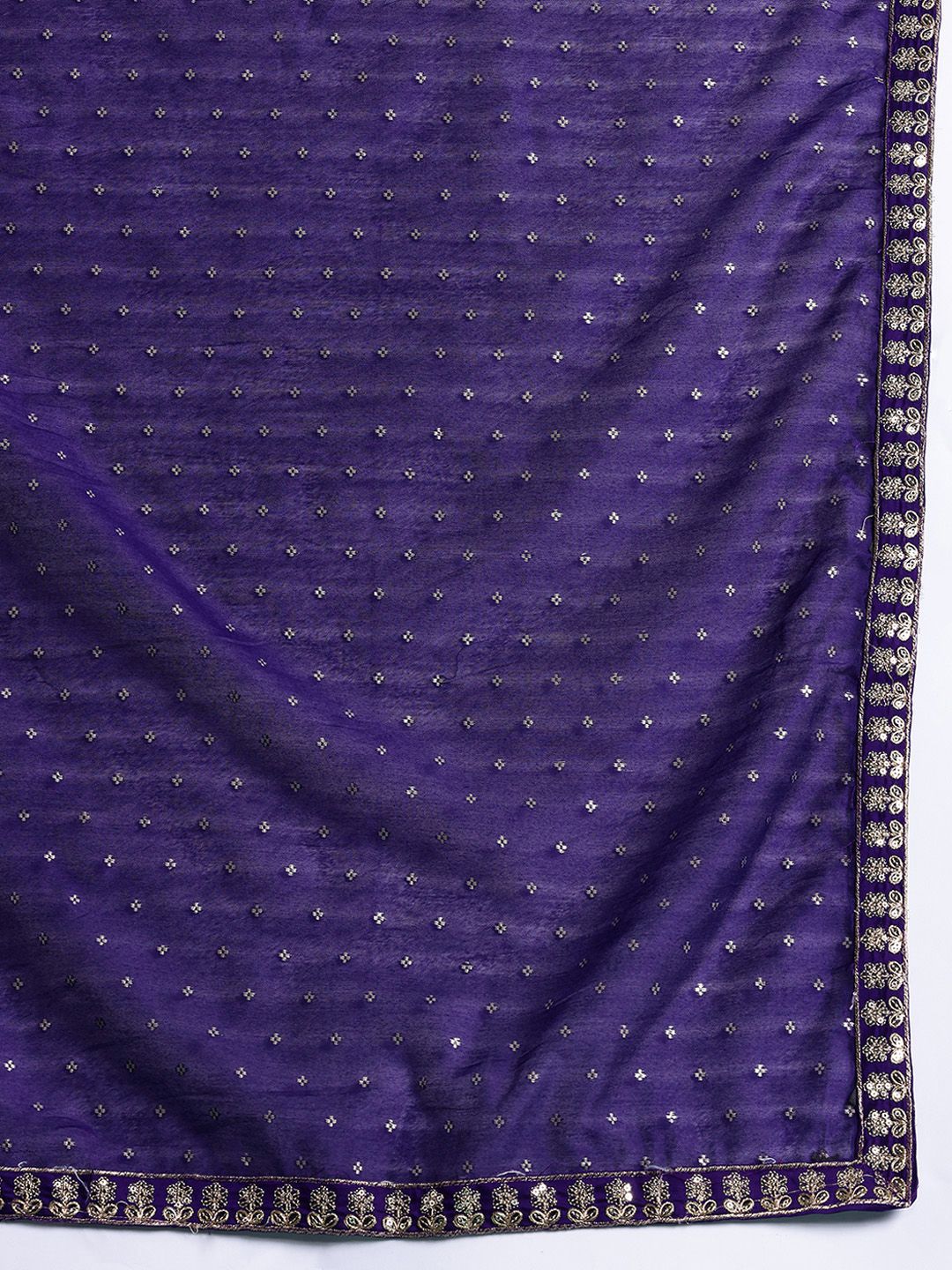 Dhiyona IE Ethnic Motifs Embroidered Thread Work Kurta With Trousers & Dupatta