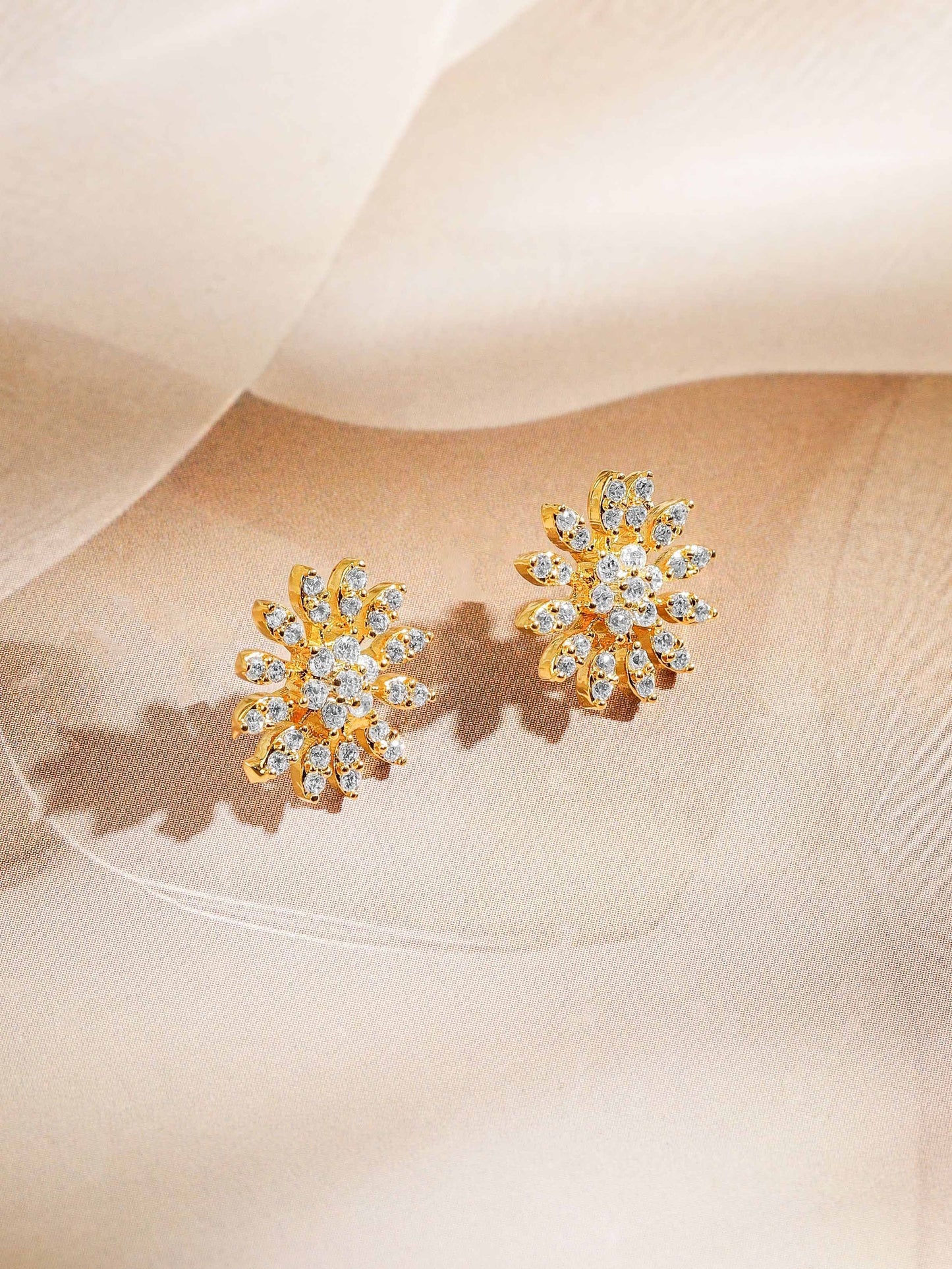 Dhiyona RJ Women's 18K Gold-Plated Cubic Zirconia Crescent Moon Mangalsutra Set with Black Beads Chain