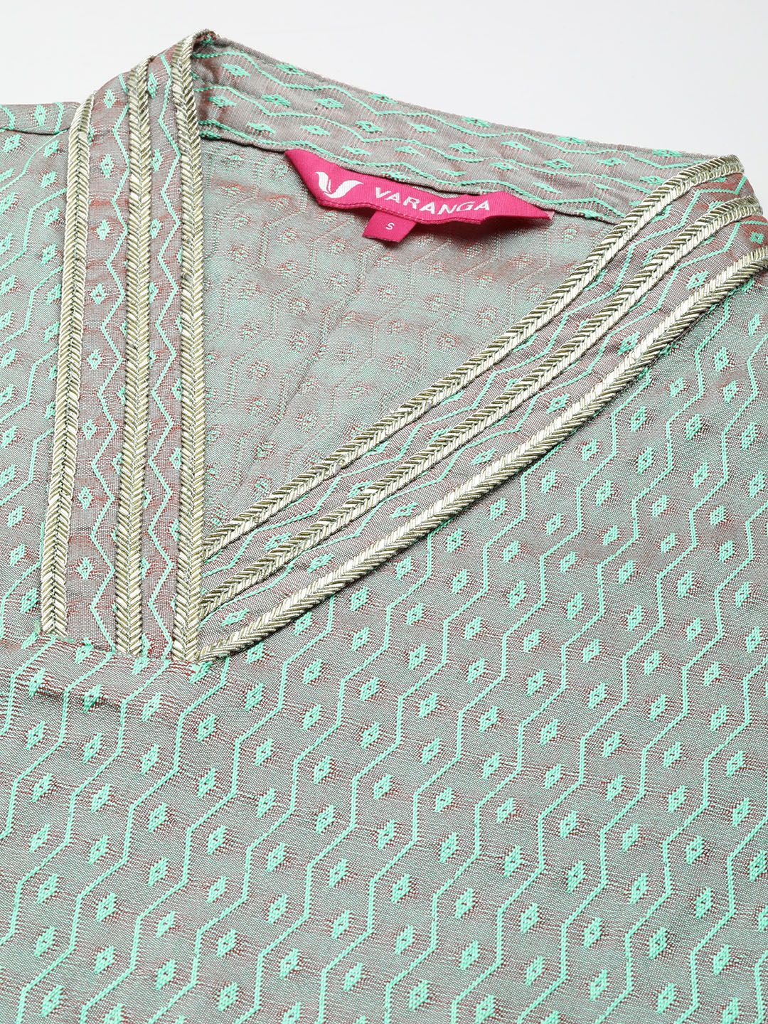 Dhiyona VA Women'sEmbellished Kurta with Trousers & With Dupatta
