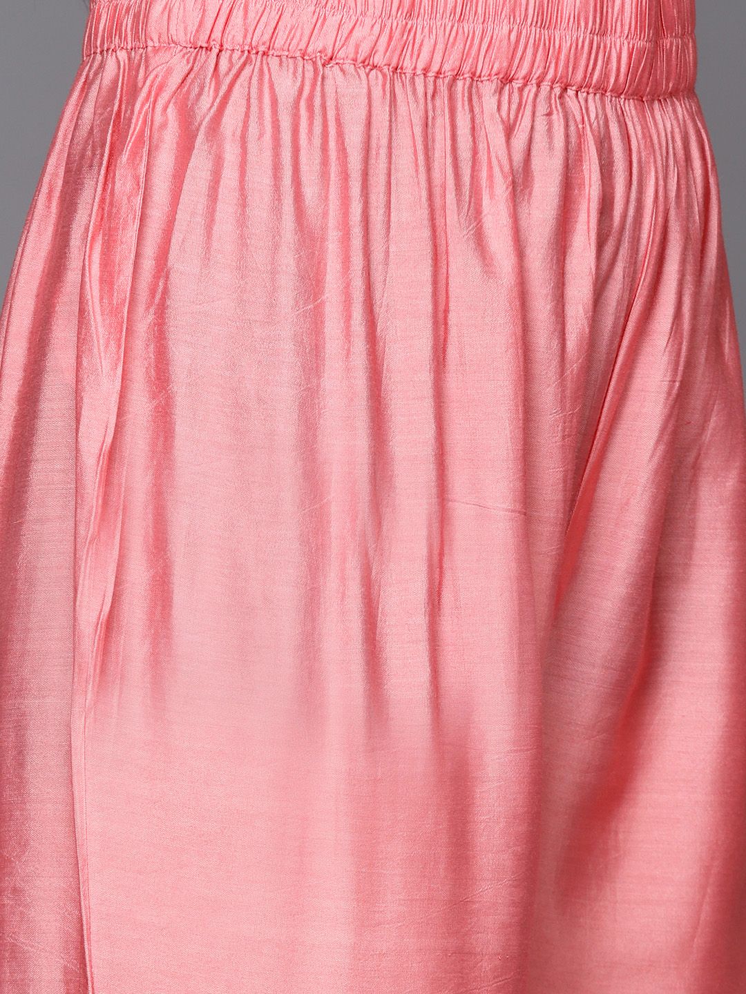 Dhiyona VA Women's Pink Ombre Printed Sequinned Kurta with Trousers & With Dupatta