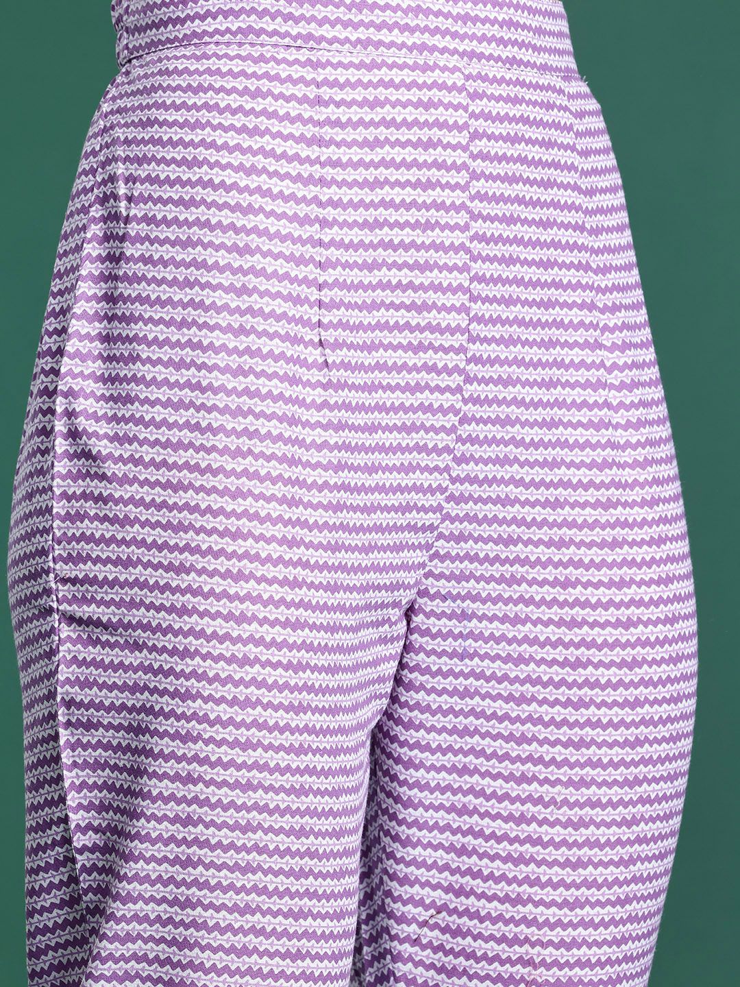 Dhiyona IE Floral Printed Pure Cotton Kurta with Trousers & Dupatta