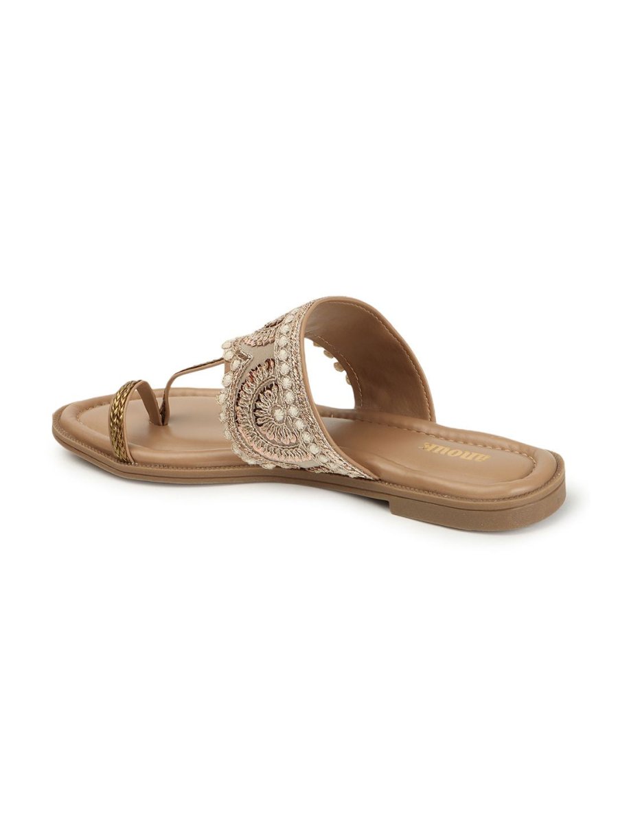 Dhiyona AK Women Slip-On Open Toe Flats