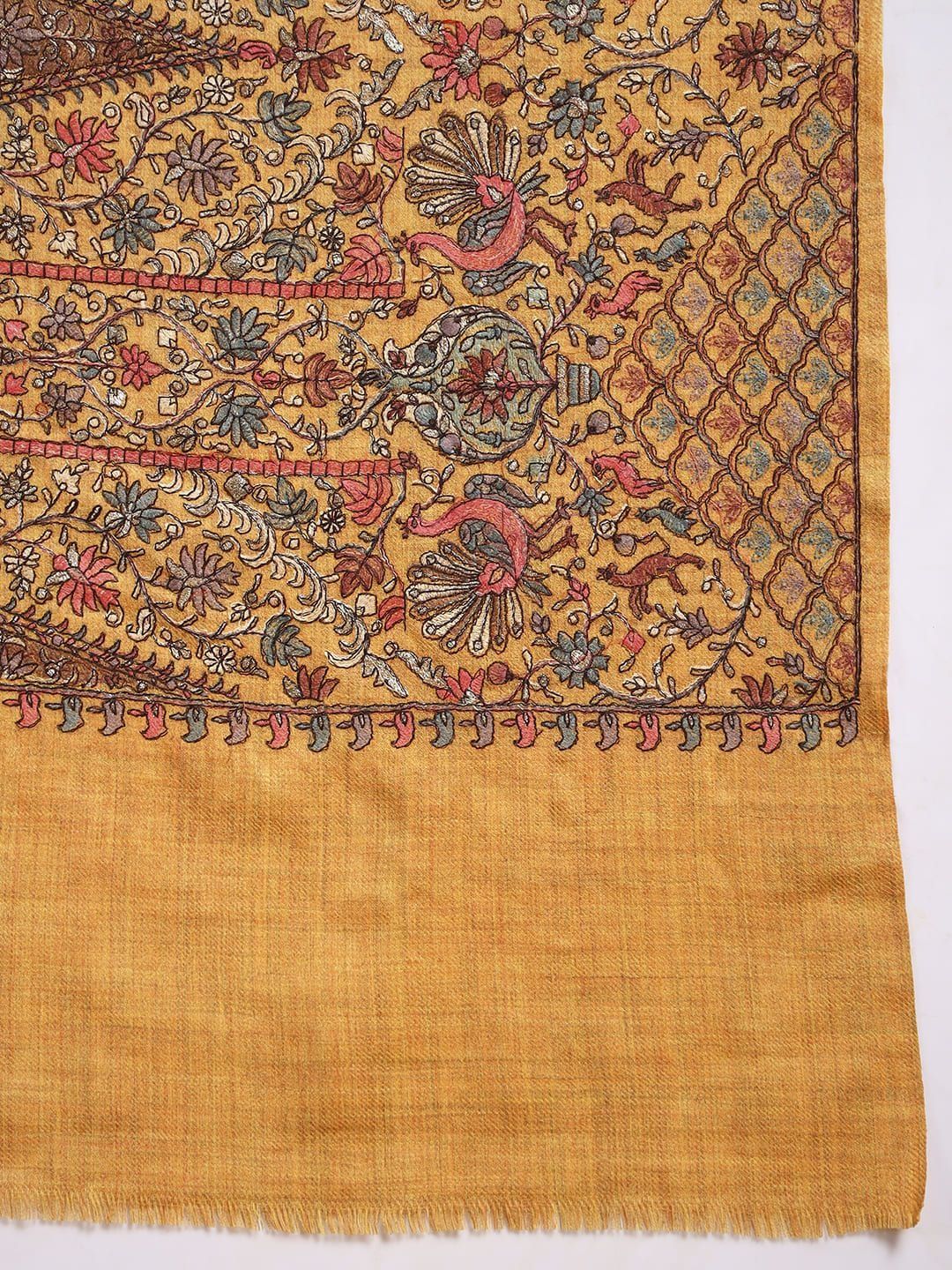 Dhiyona PA Women Ethnic Motifs Embroidered Shawl