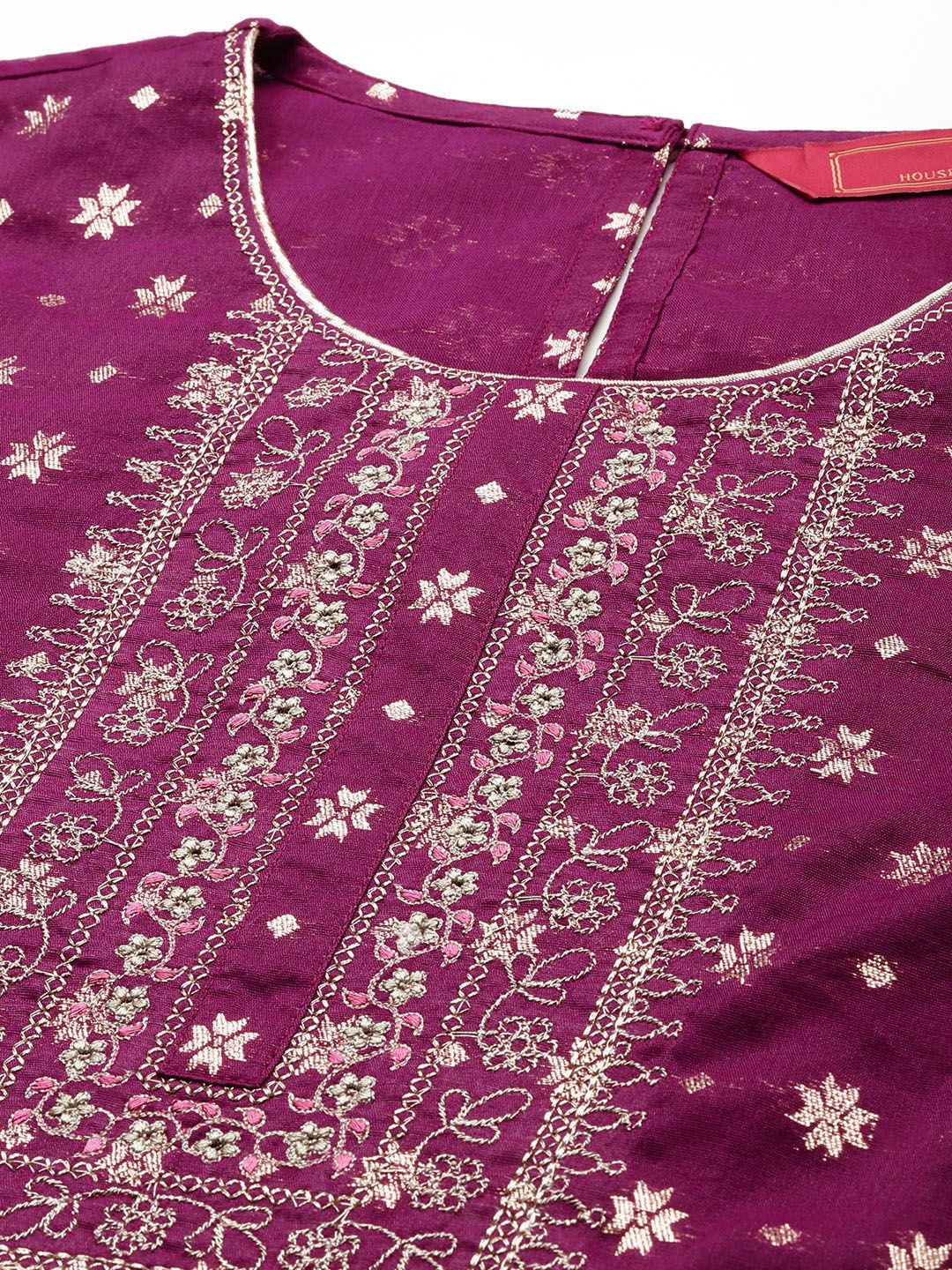 Dhiyona PD Women Women Jashn Ethnic Motifs Yoke Design Kurta with Salwar & Dupatta