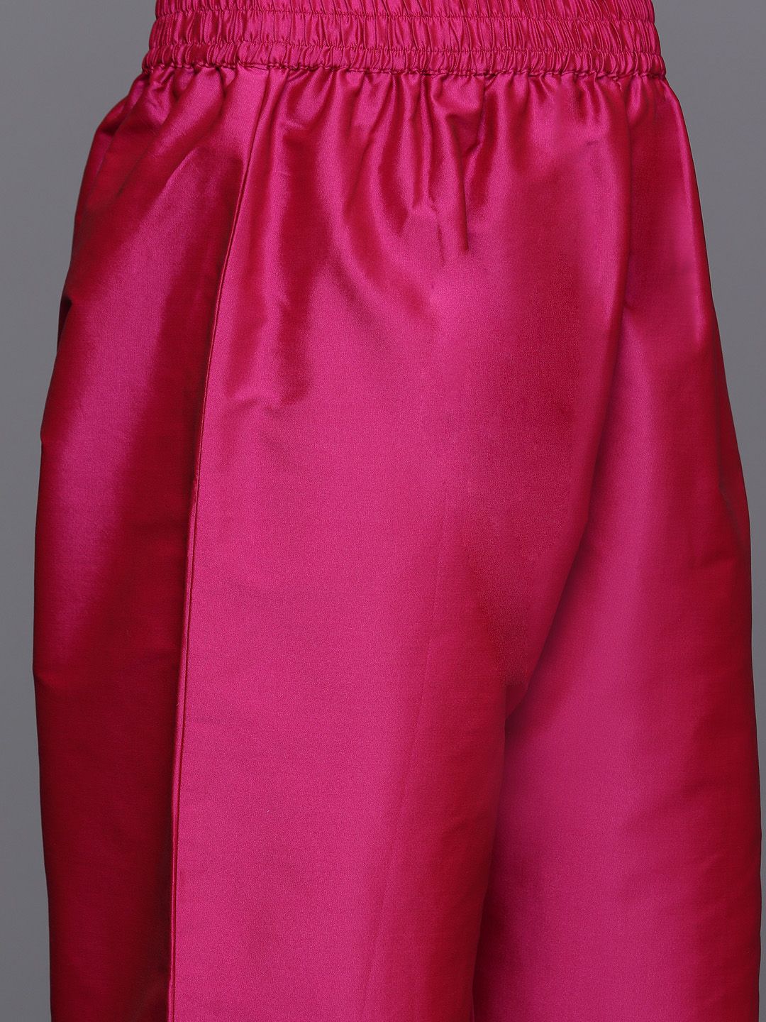 Dhiyona VA Women'sFlared Sleeves Gotta Patti Kurta with Palazzos & Dupatta