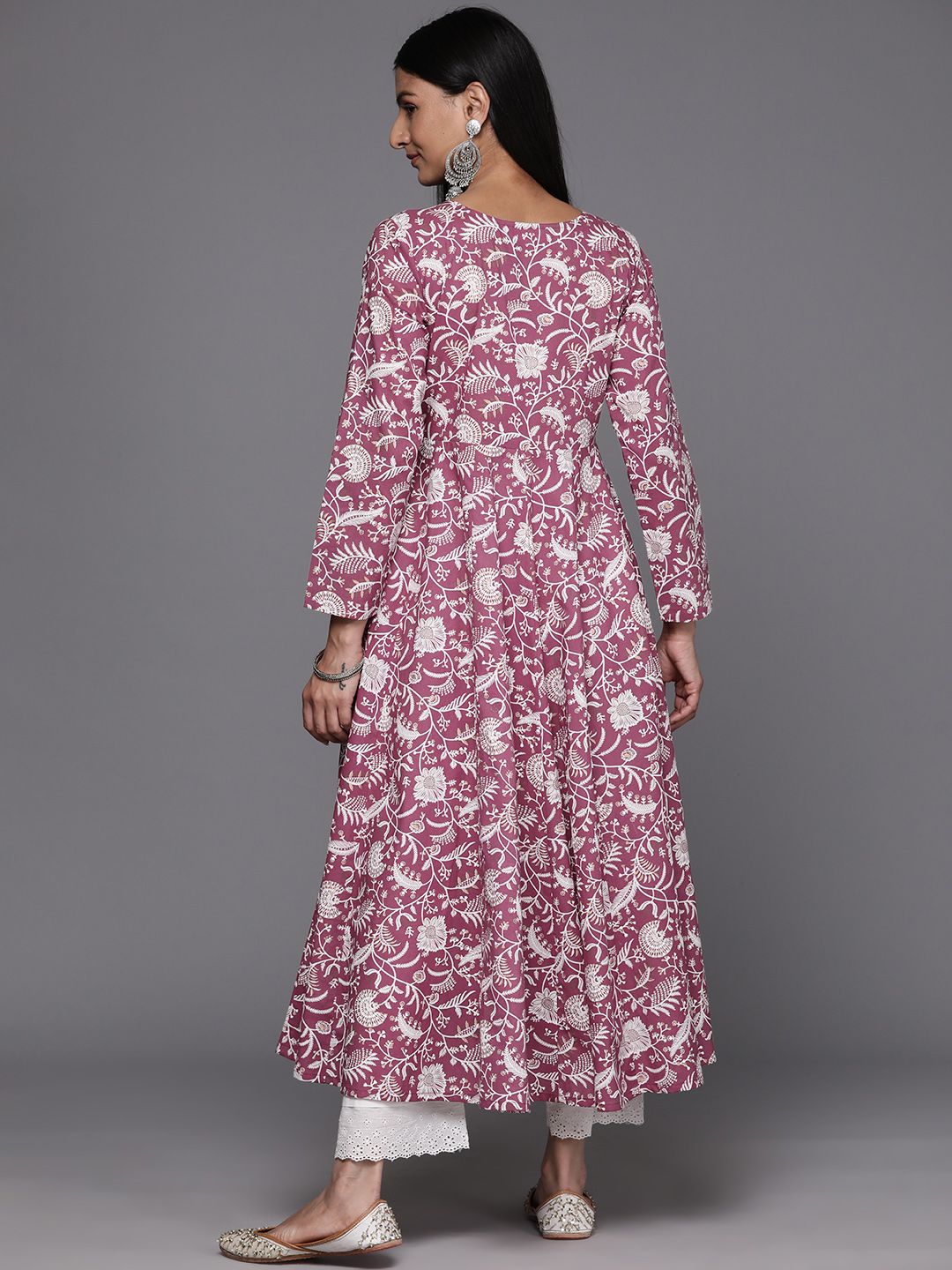 Dhiyona VA Women's Floral Printed Cotton Kurta