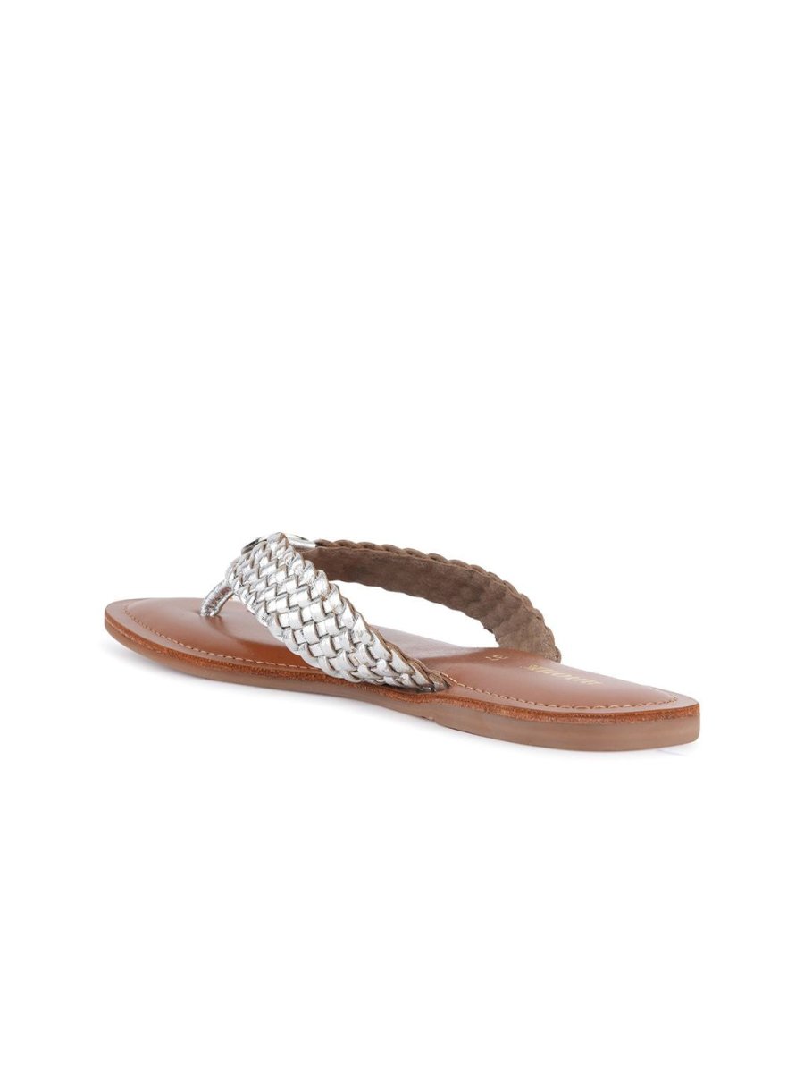 Dhiyona AK Embellished Open Toe Flats