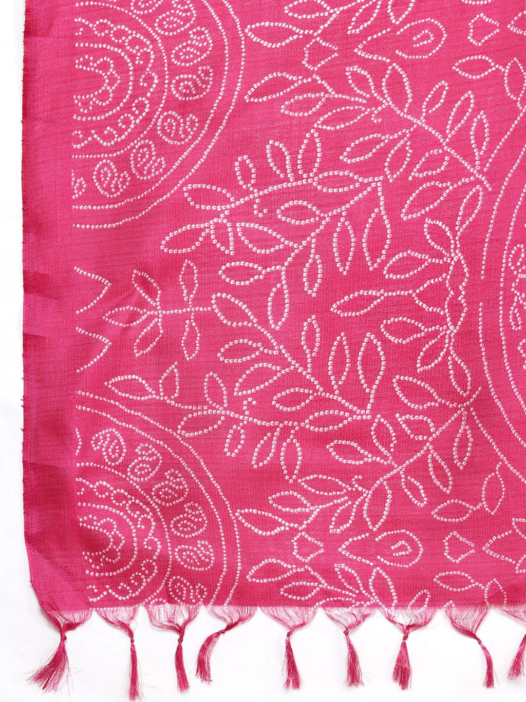 Dhiyona VA Women's Fuchsia Pink Ethnic Motifs Pure Cotton Kurta with Palazzos & With Dupatta