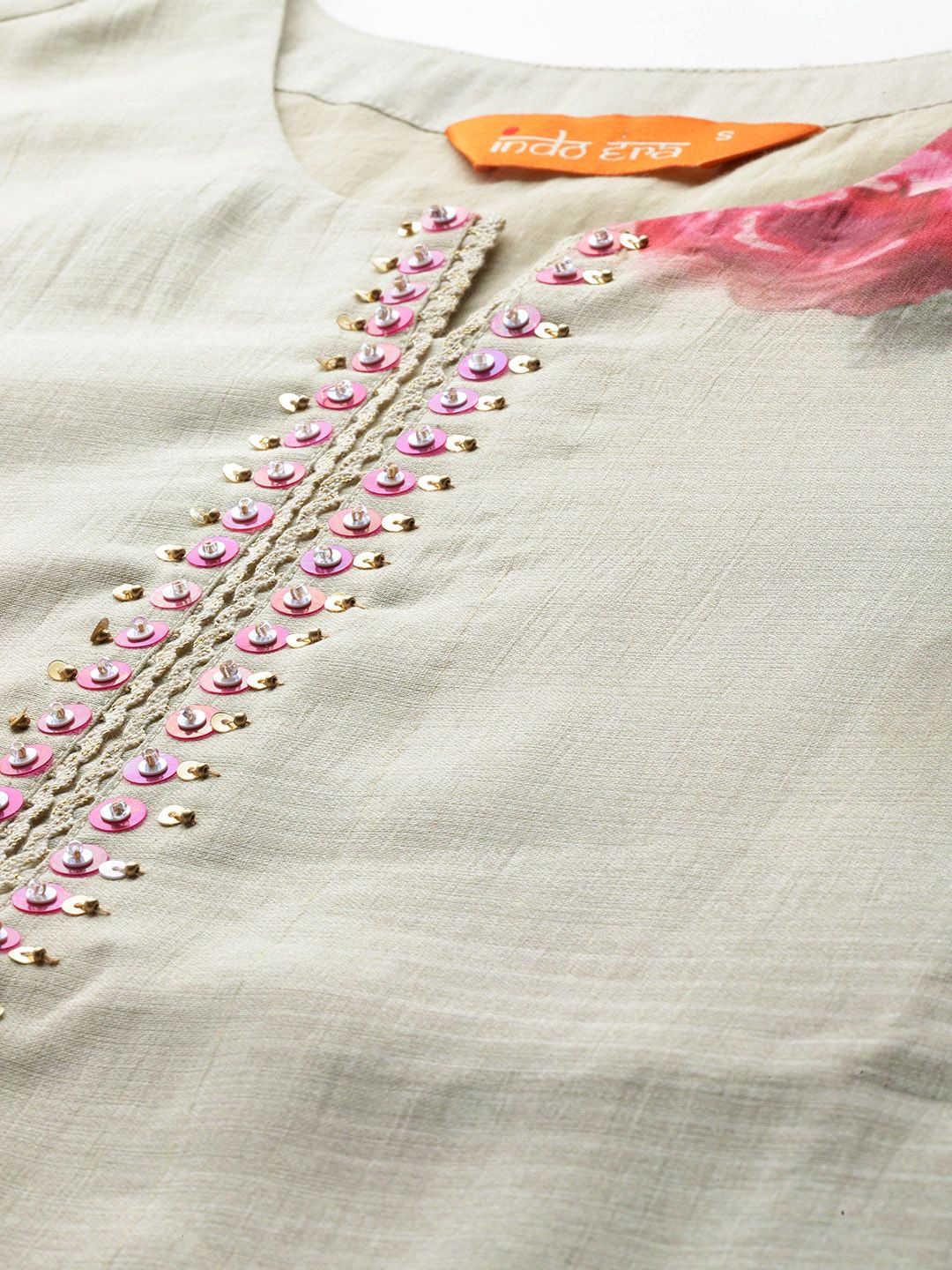 Dhiyona IE Floral Printed Regular Kurta with Trousers & Dupatta