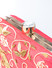Dhiyona NR Peach-Coloured & Cream-Coloured Embroidered Box Clutch