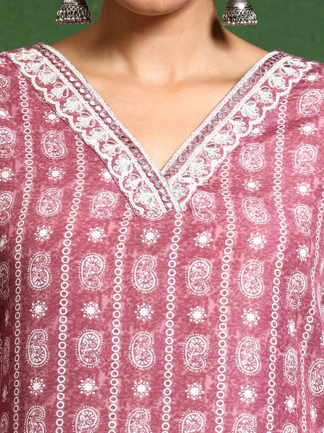 Dhiyona VA Women's Printed Regular Kurta with Trousers & With Dupatta