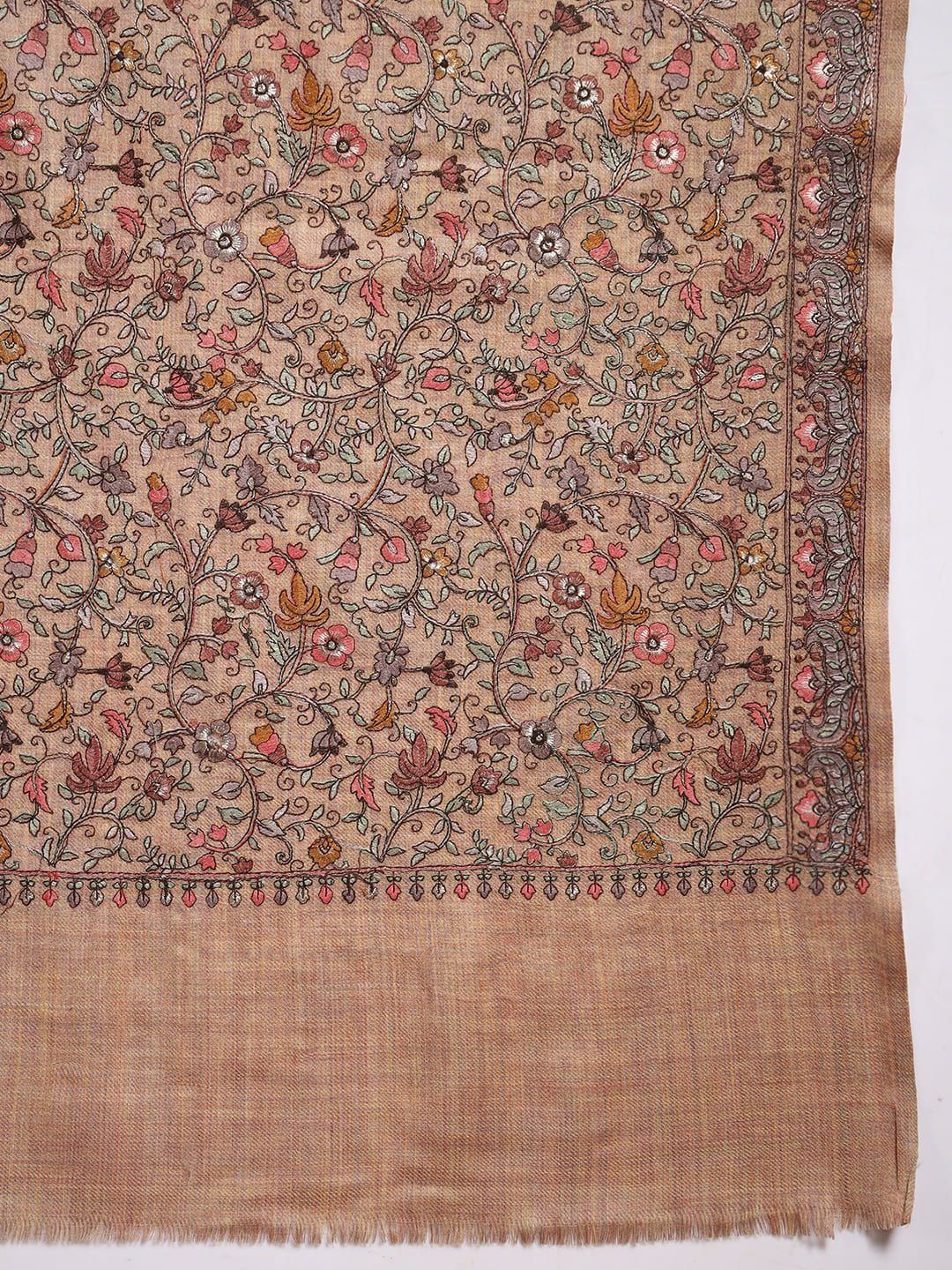 Dhiyona PA Women Floral Embroidered Shawl