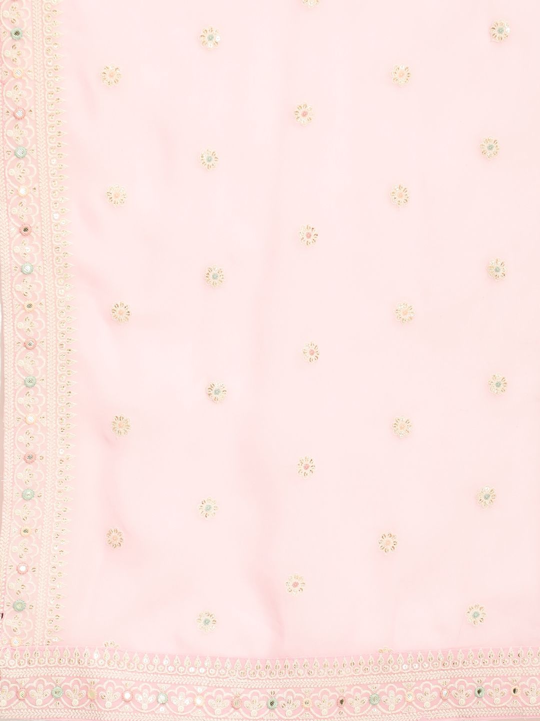 Dhiyona PD Women Women Jashn Floral Embroidered Thread Work Kurta & Trousers With Dupatta